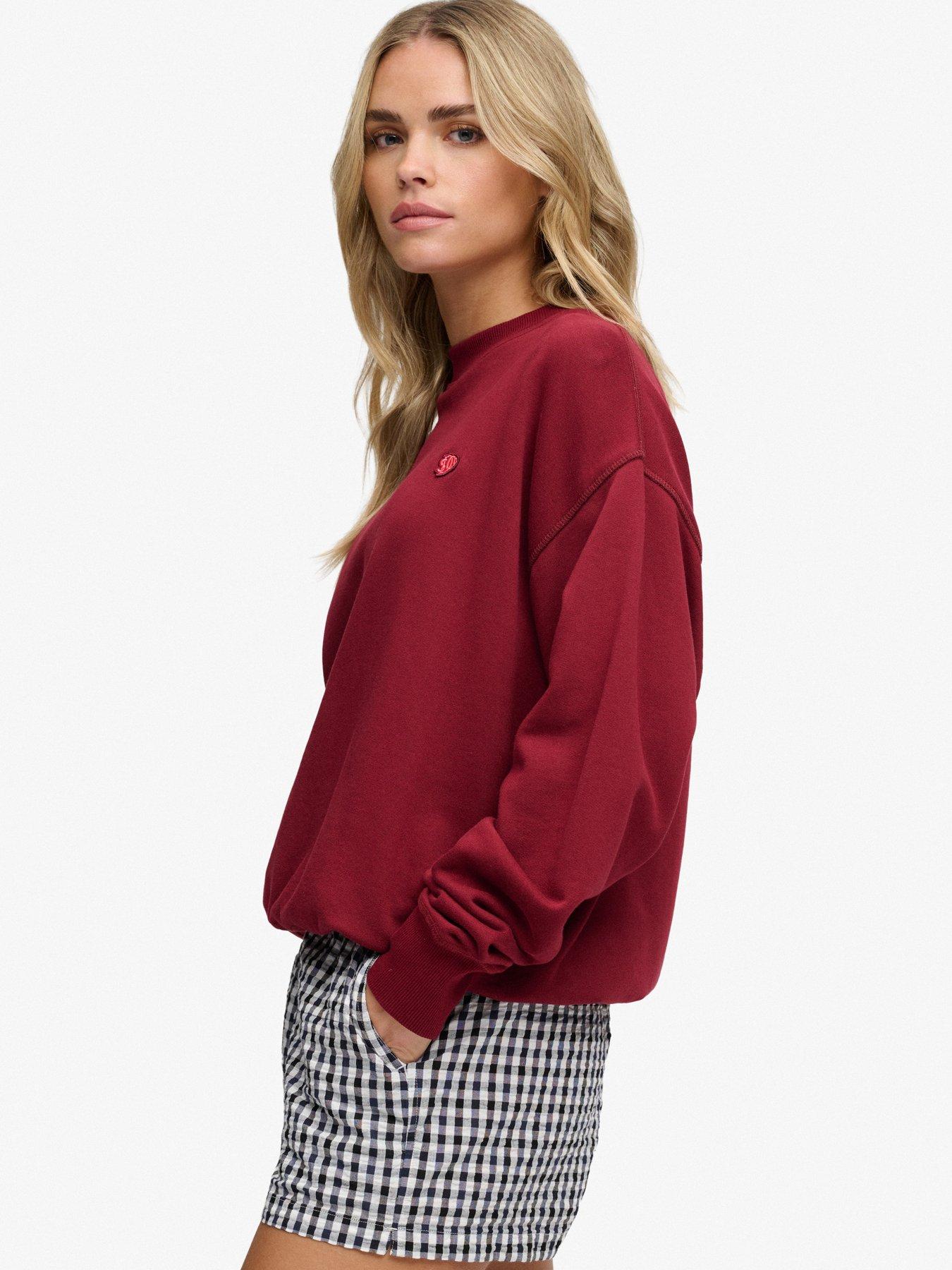 Image 5 of 6 of Superdry Essential Heritage Crew - Red