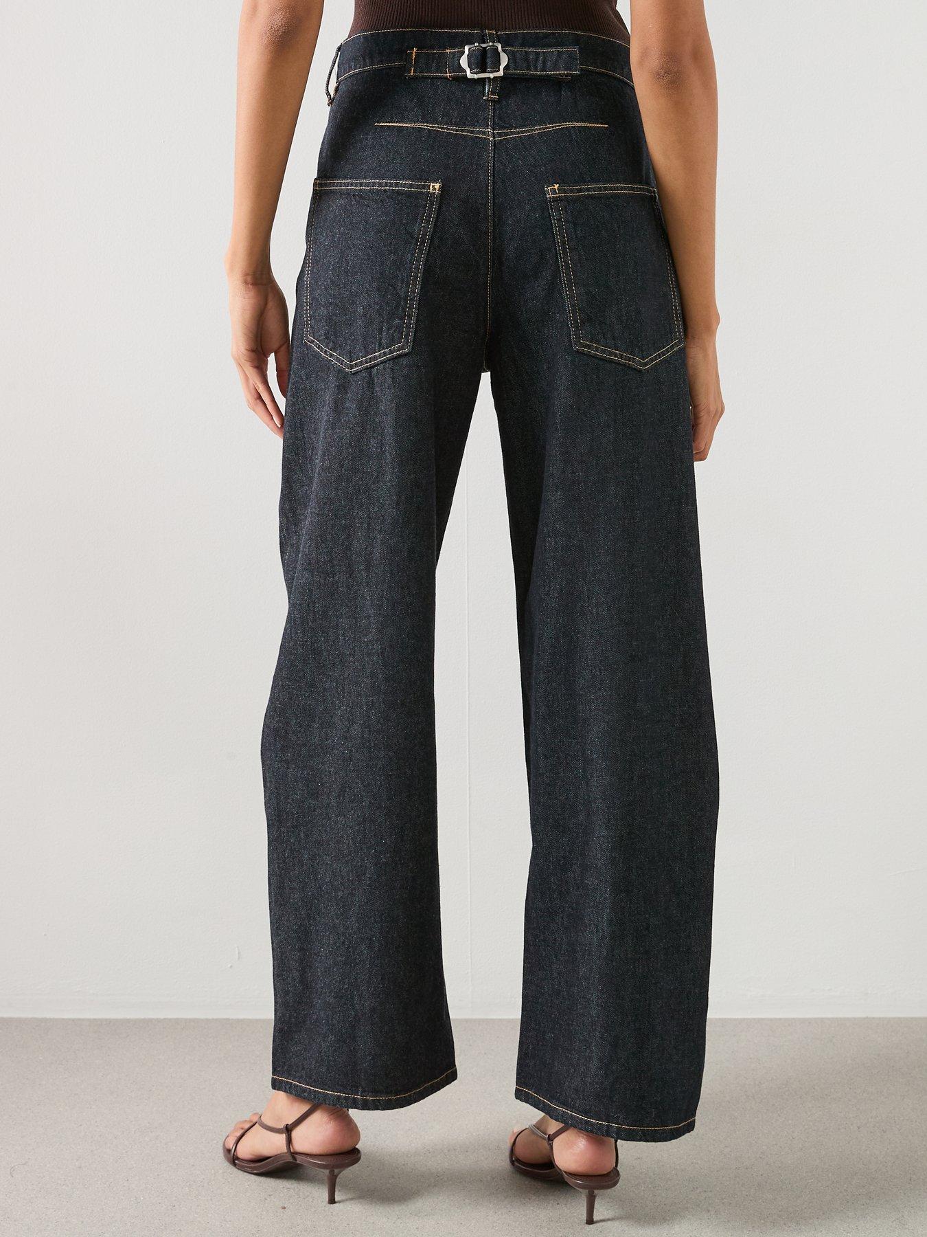 Image 2 of 6 of Mango Low-rise Balloon Jeans - Blue
