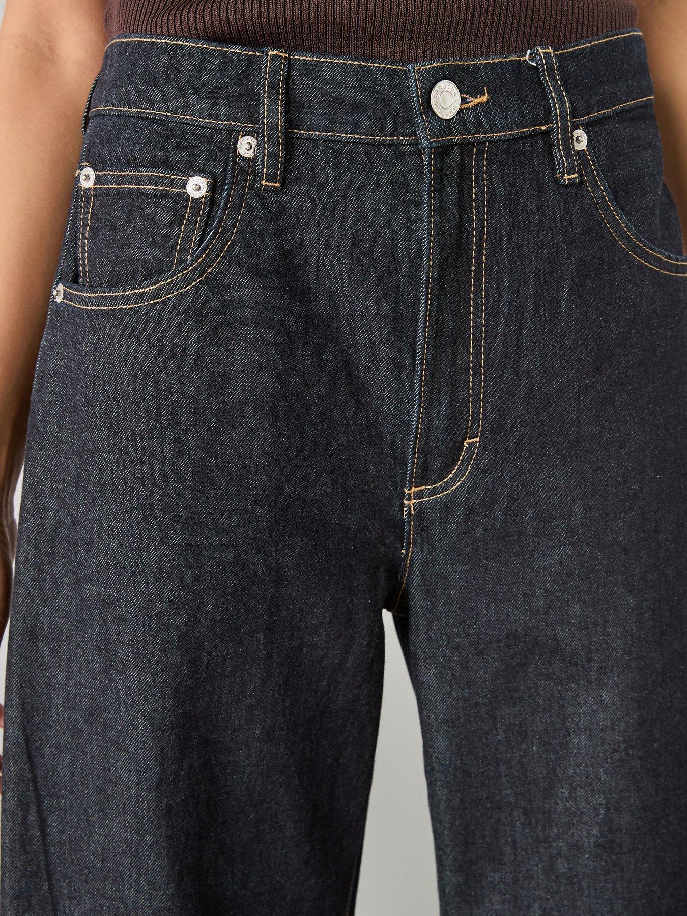 Image 5 of 6 of Mango Low-rise Balloon Jeans - Blue
