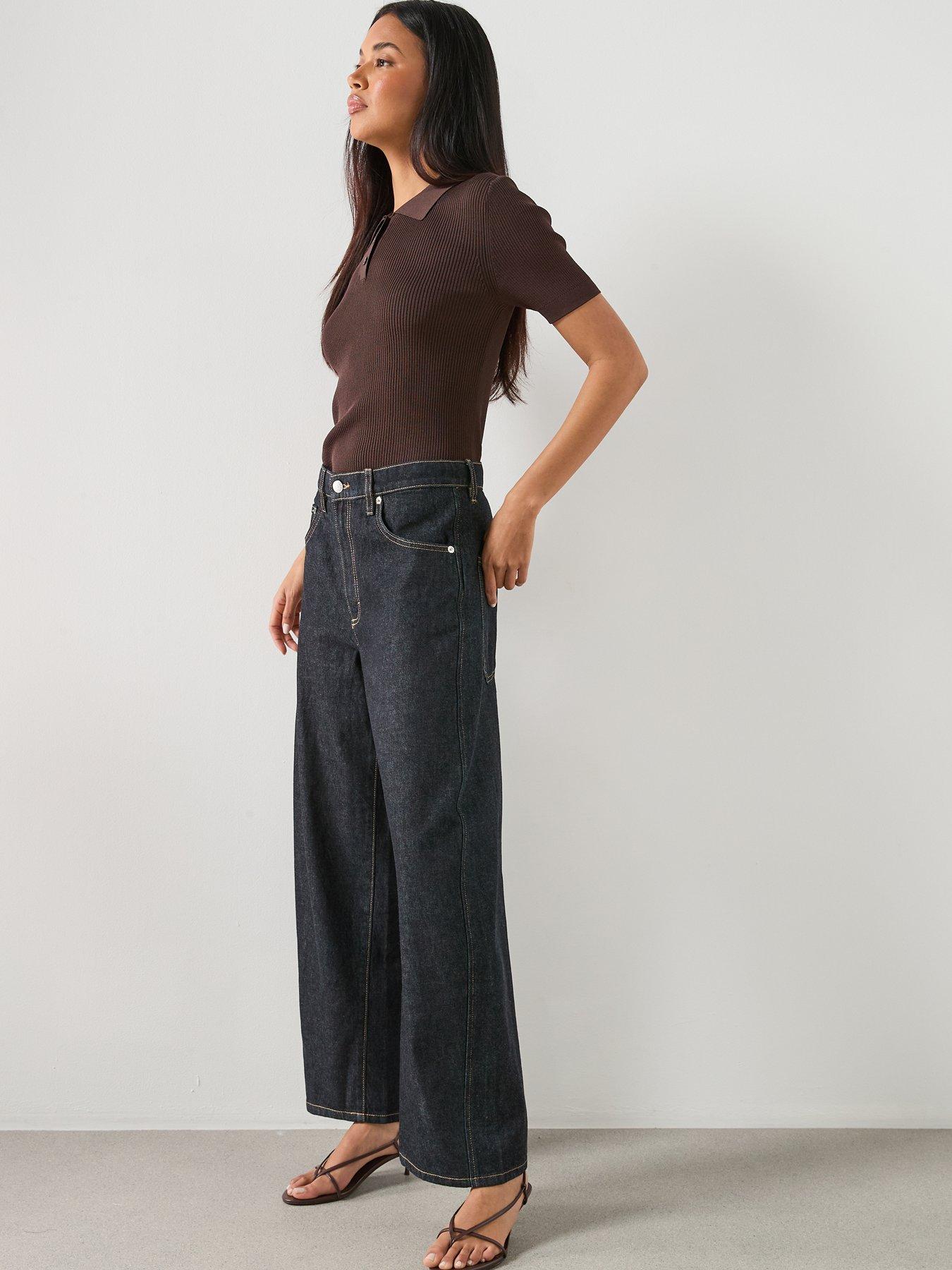 Image 6 of 6 of Mango Low-rise Balloon Jeans - Blue