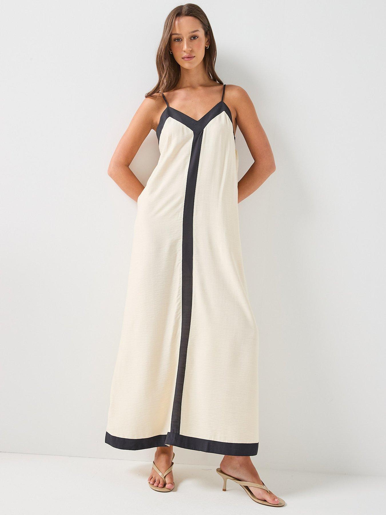 Image 3 of 6 of Vero Moda Vmdenise Singlet Ankle Dress Wvn Btq Ga