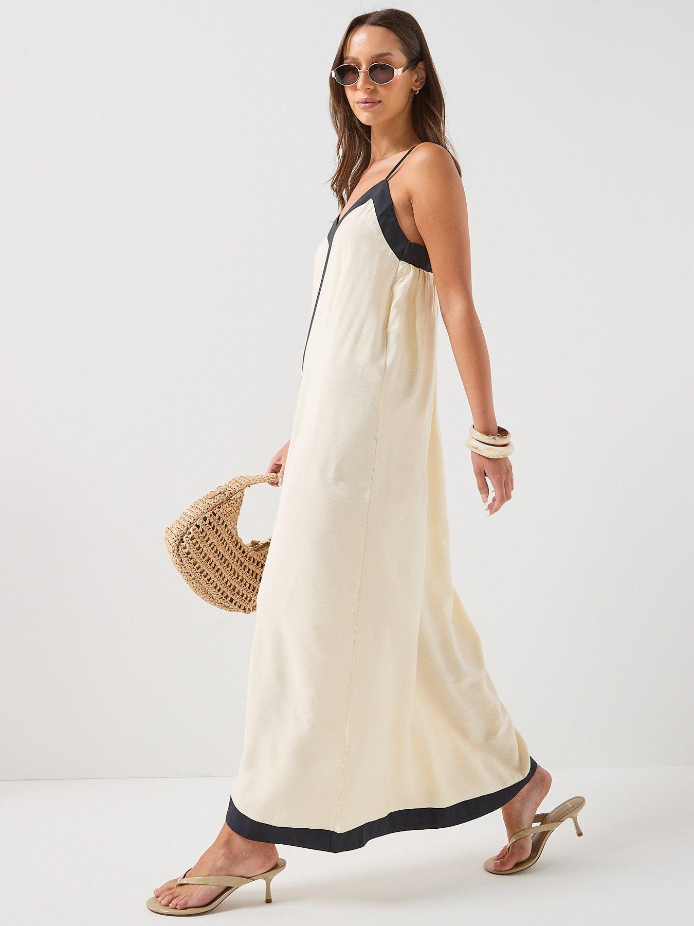 Image 4 of 6 of Vero Moda Vmdenise Singlet Ankle Dress Wvn Btq Ga