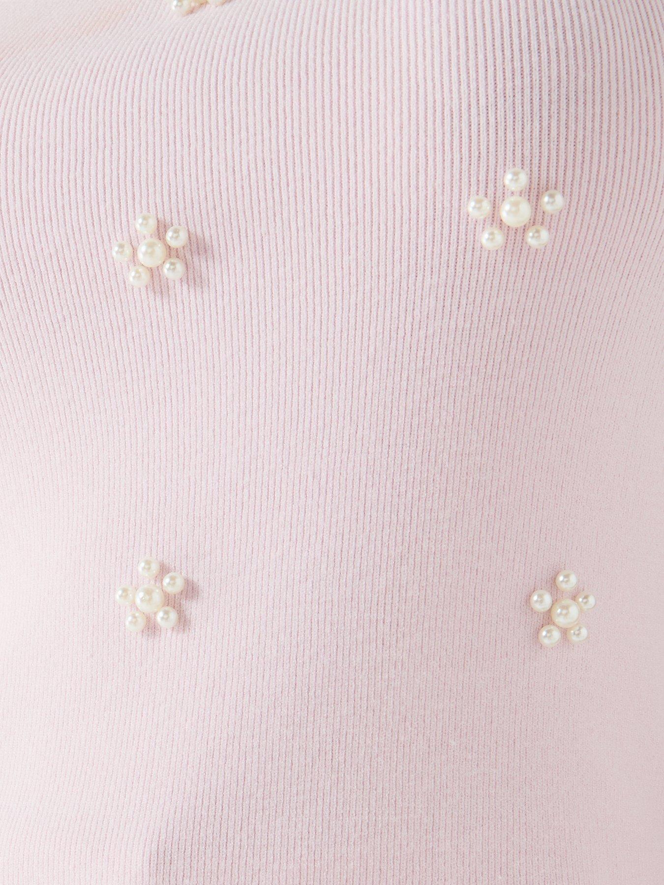 Image 4 of 5 of Vero Moda Vmmelessa Square Neck Top - Pink
