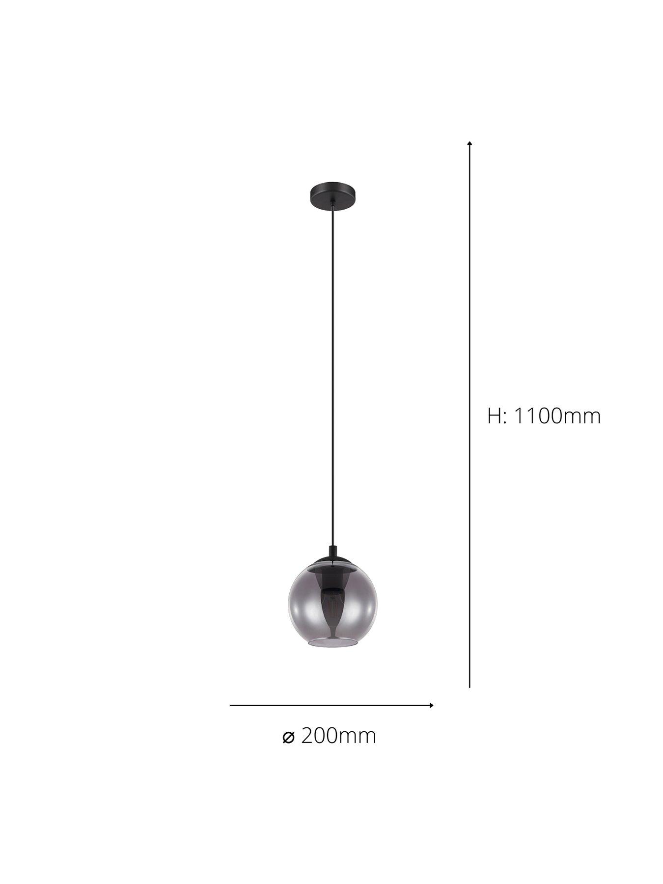 eglo-ariscani-smoked-glass-single-pendantoutfit