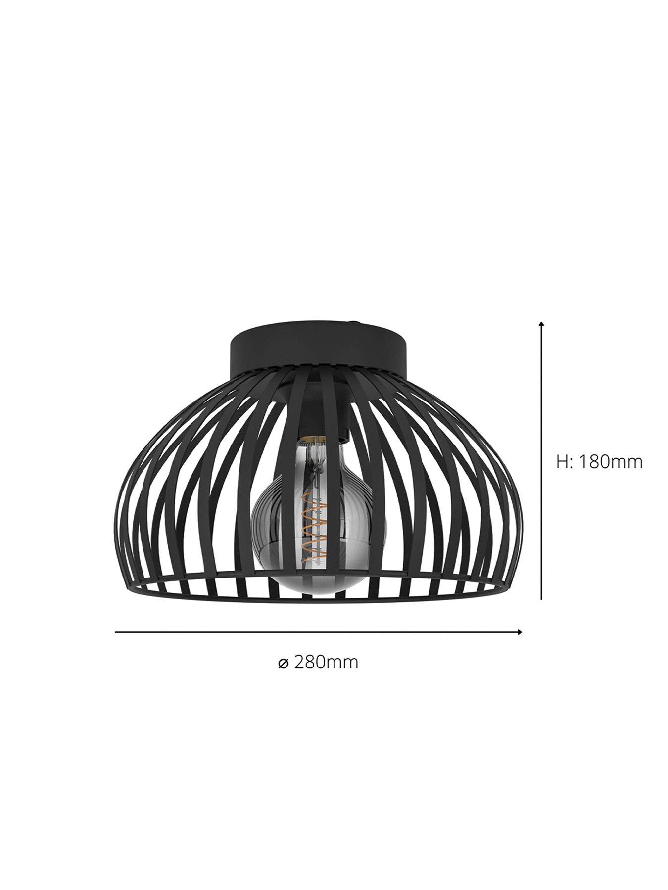 eglo-mogano-3-wireframe-black-flush-ceiling-light-28-cmoutfit