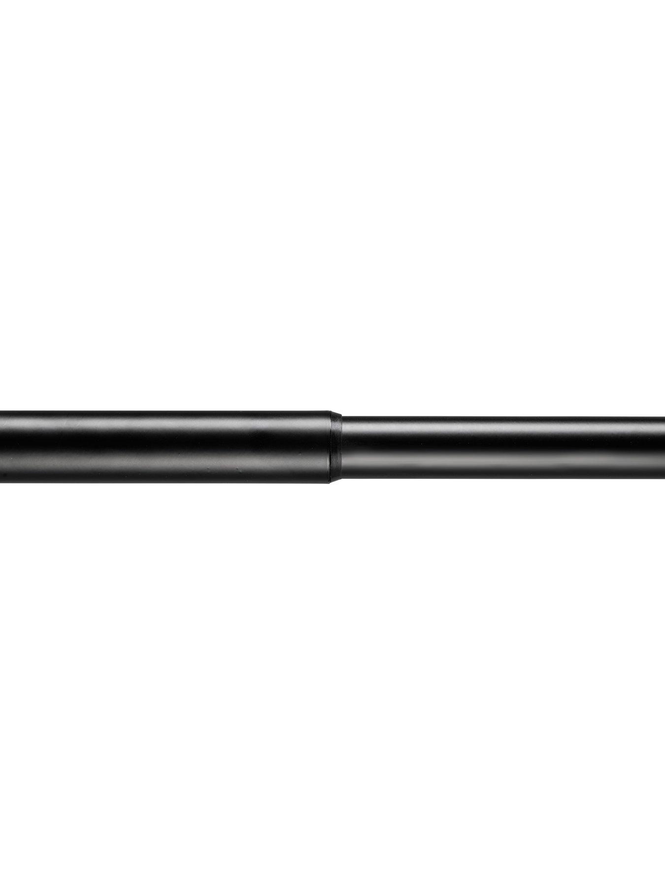 Image 5 of 6 of Croydex Stick 'n' Lock Extendable Telescopic Shower Curtain Pole Matt Black