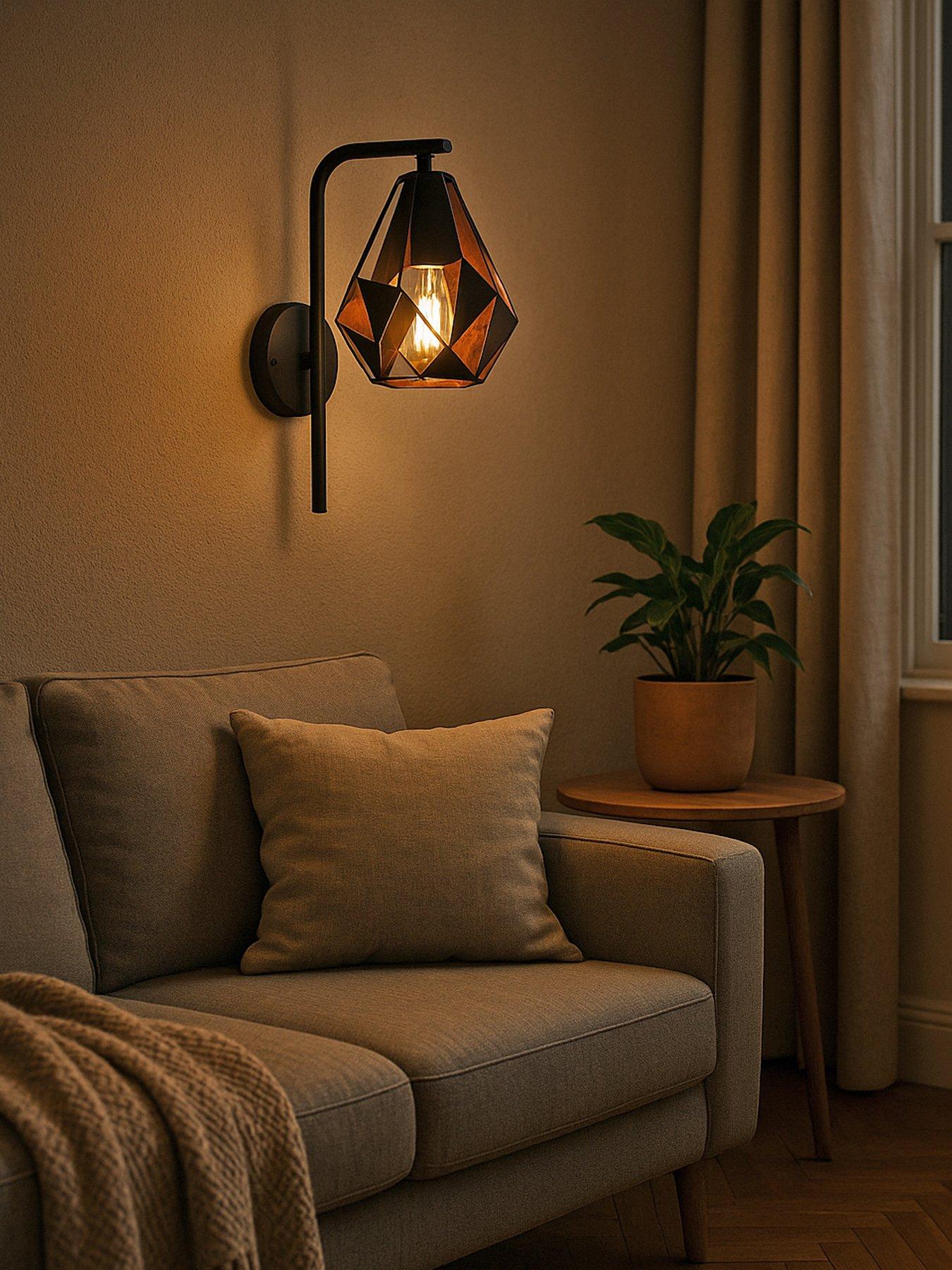 eglo-carlton-4-1-light-geometric-black-and-copper-wall-lampfront