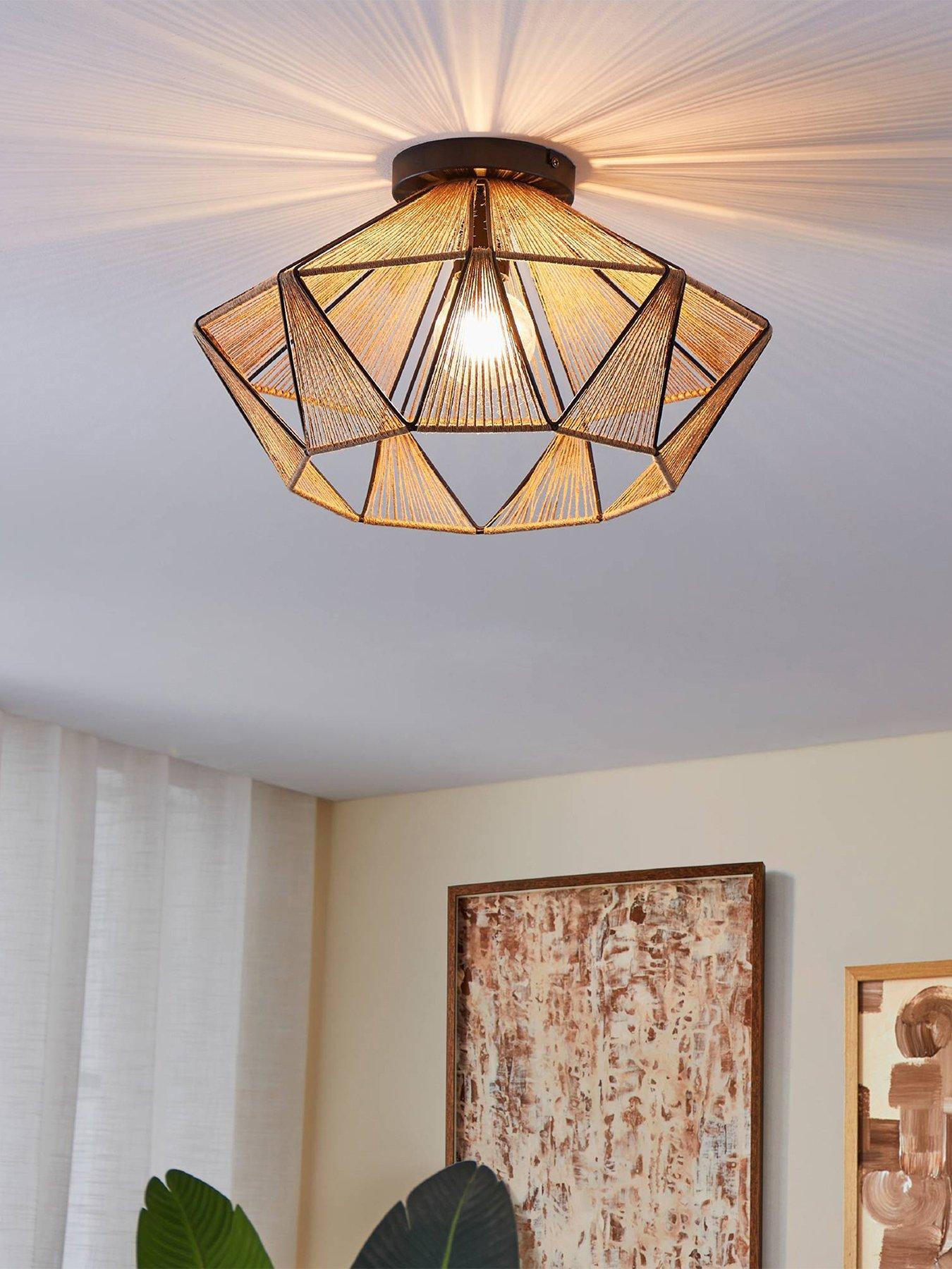 eglo-eglo-adwickle-geometric-flush-ceiling-lightfront