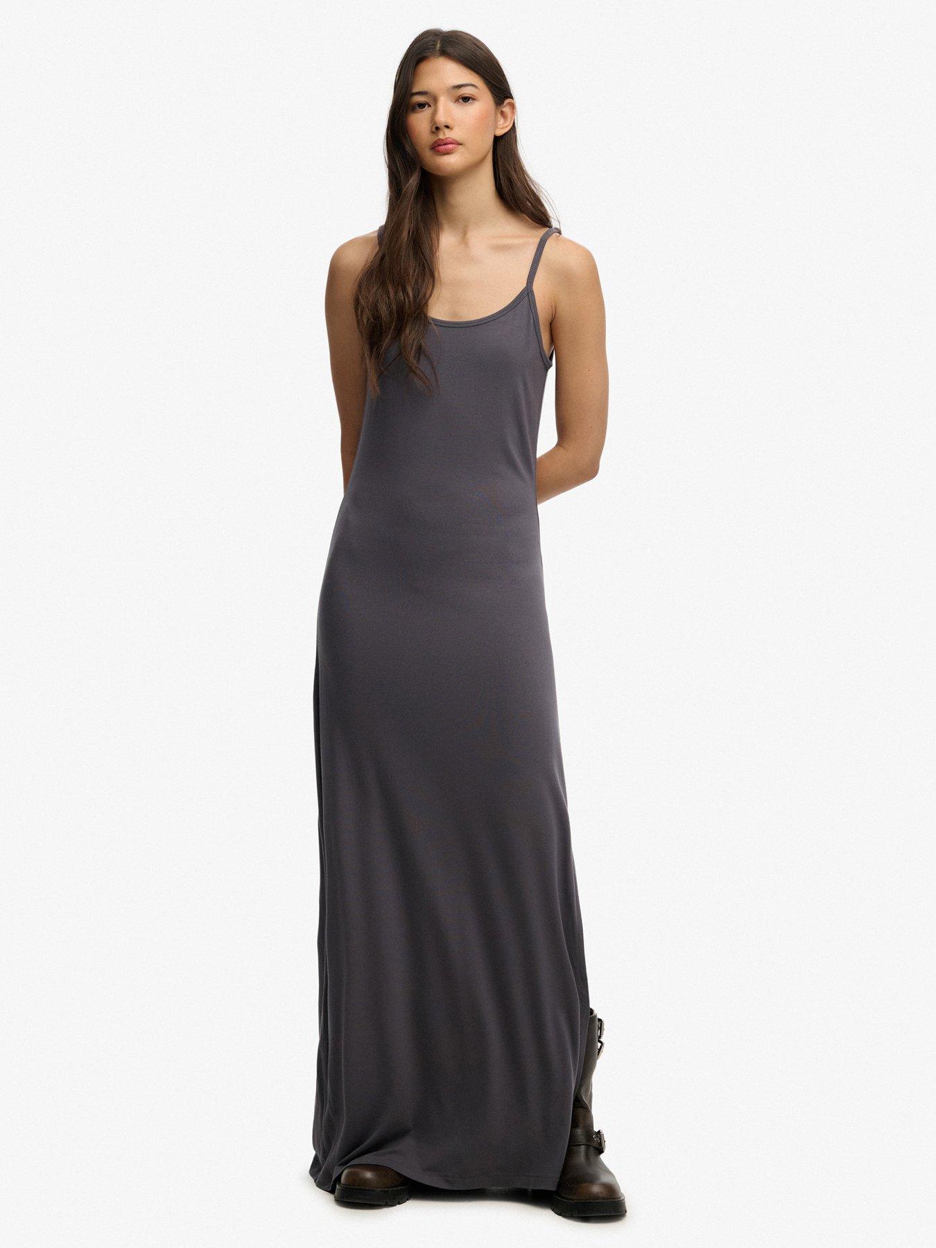 superdry-maxi-jersey-cami-dress-greyfront
