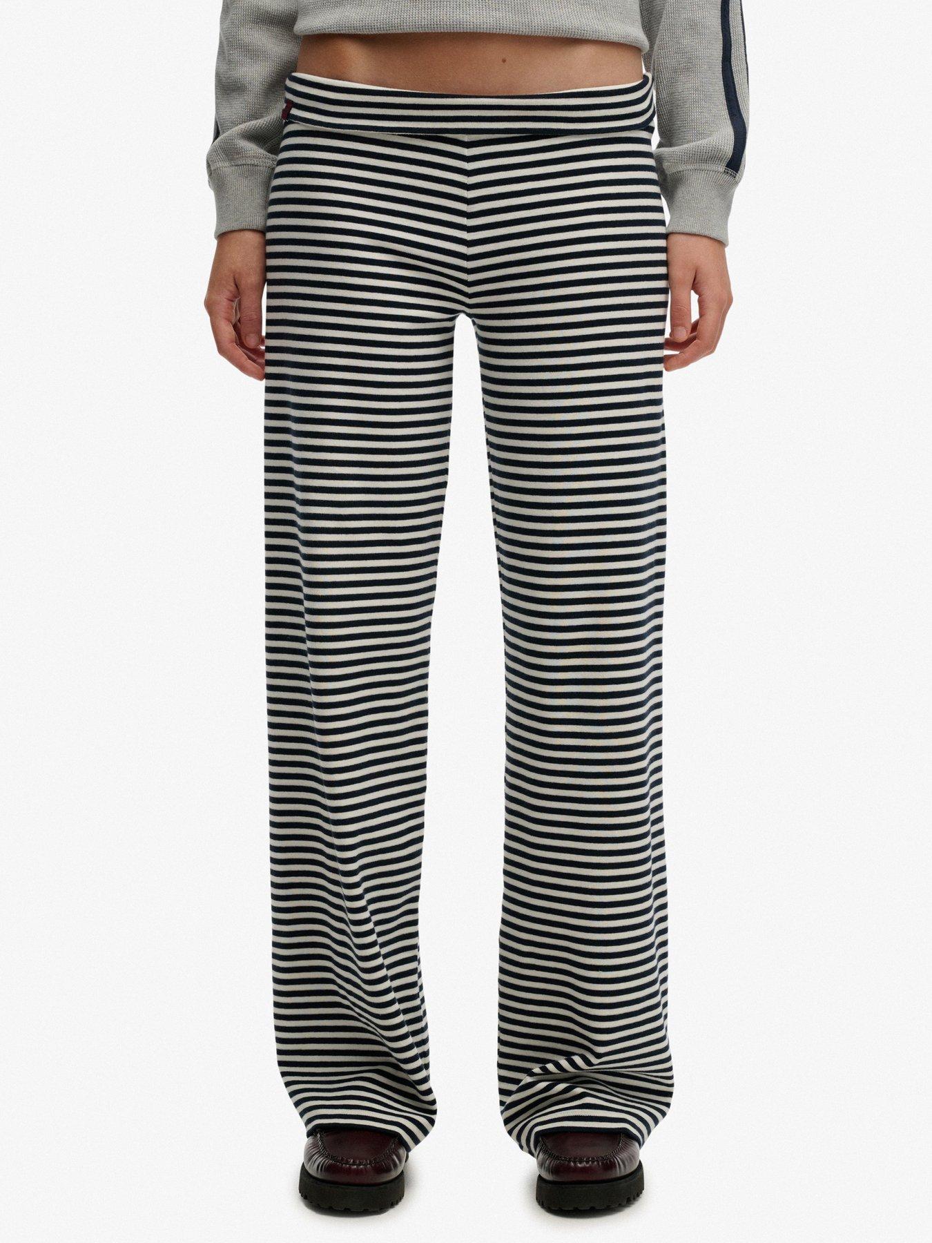 Image 1 of 5 of Superdry Athletic Essentials Fold Over Joggers - Blue