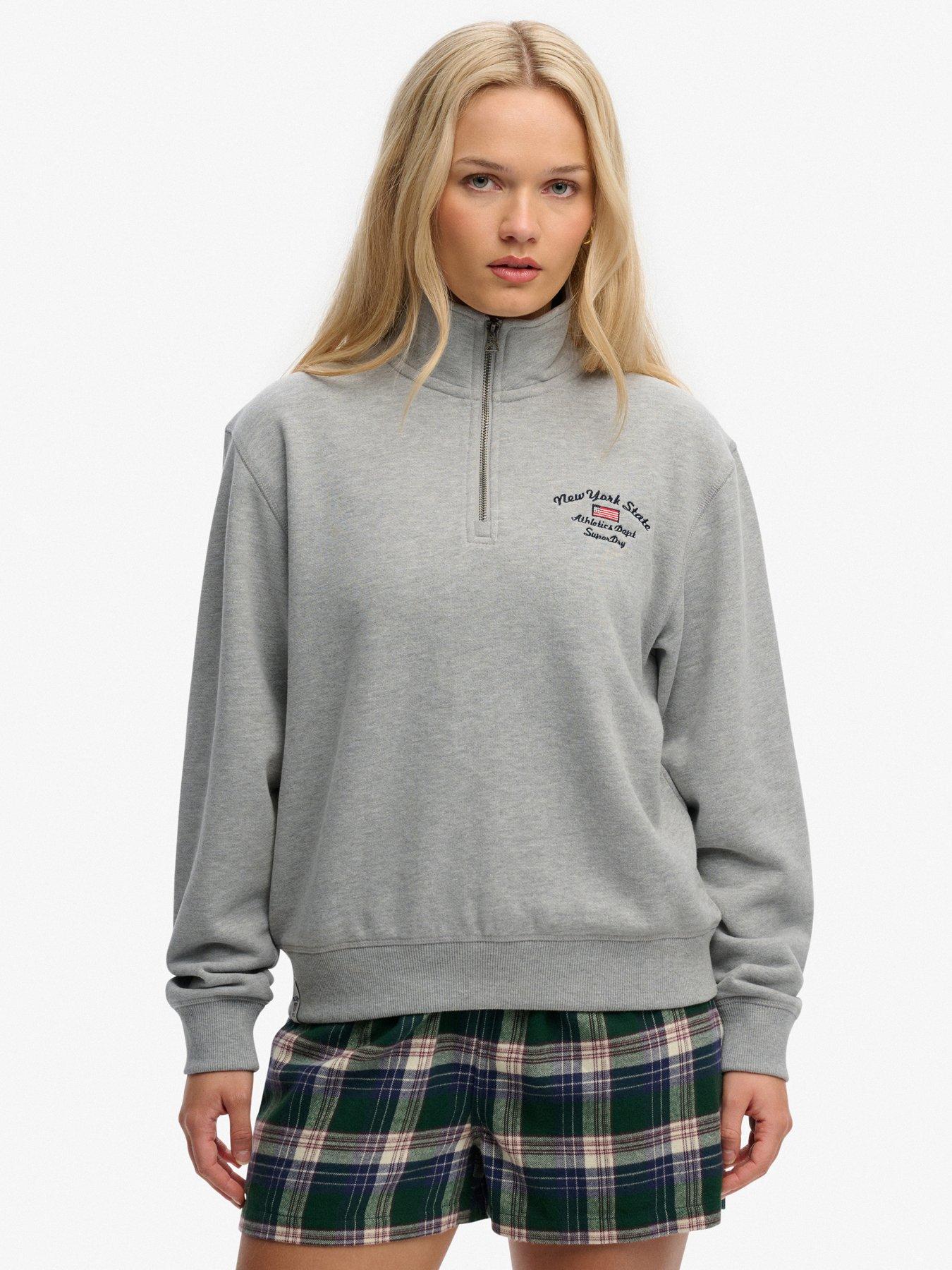 superdry-athletic-essentials-graphic-half-zip-sweatshirt-greyfront