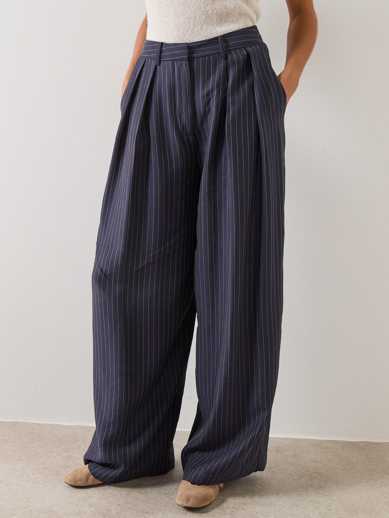 mango-pinstripe-wide-leg-trousers-bluefront