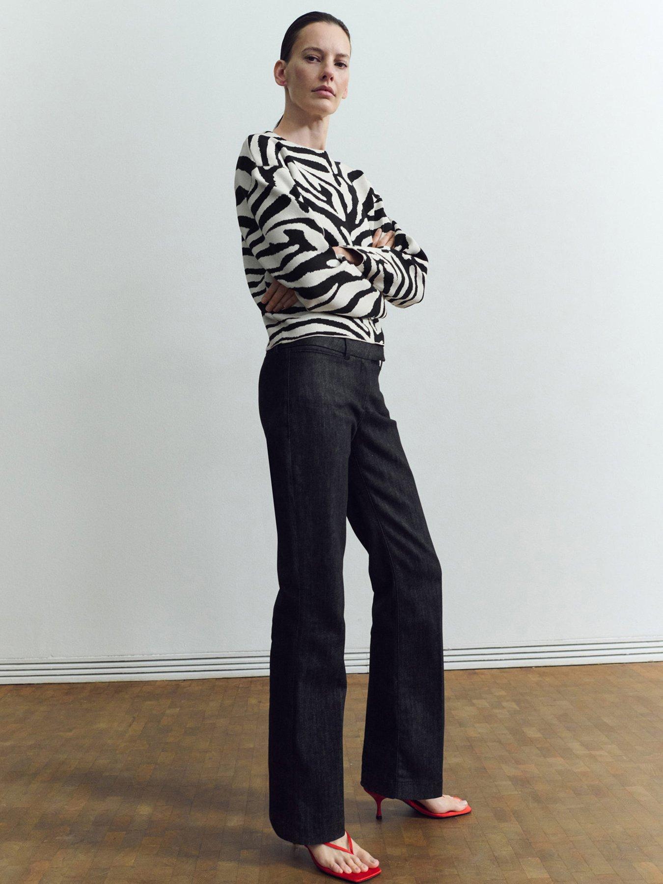 mango-zebra-print-knit-sweater-blackback