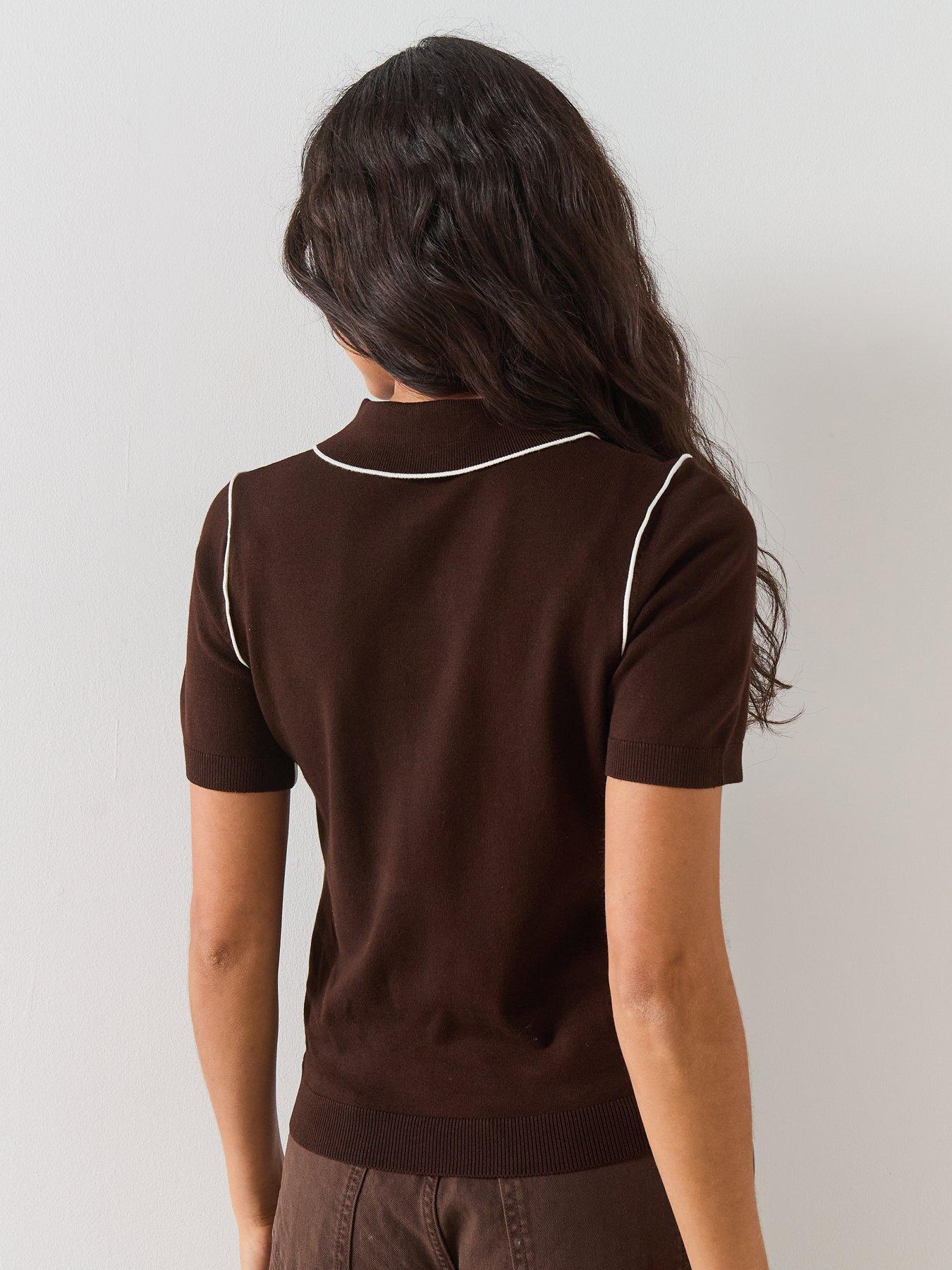 mango-contrasting-stripe-jumper-brownstillFront