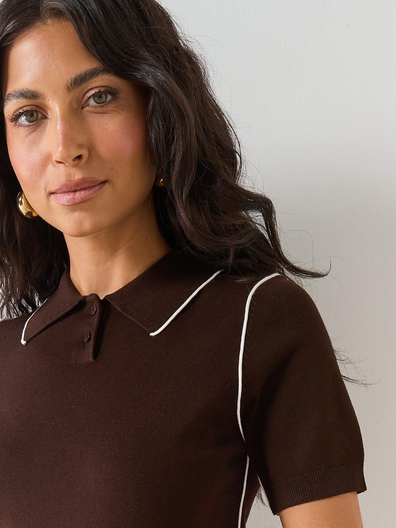 mango-contrasting-stripe-jumper-brownoutfit