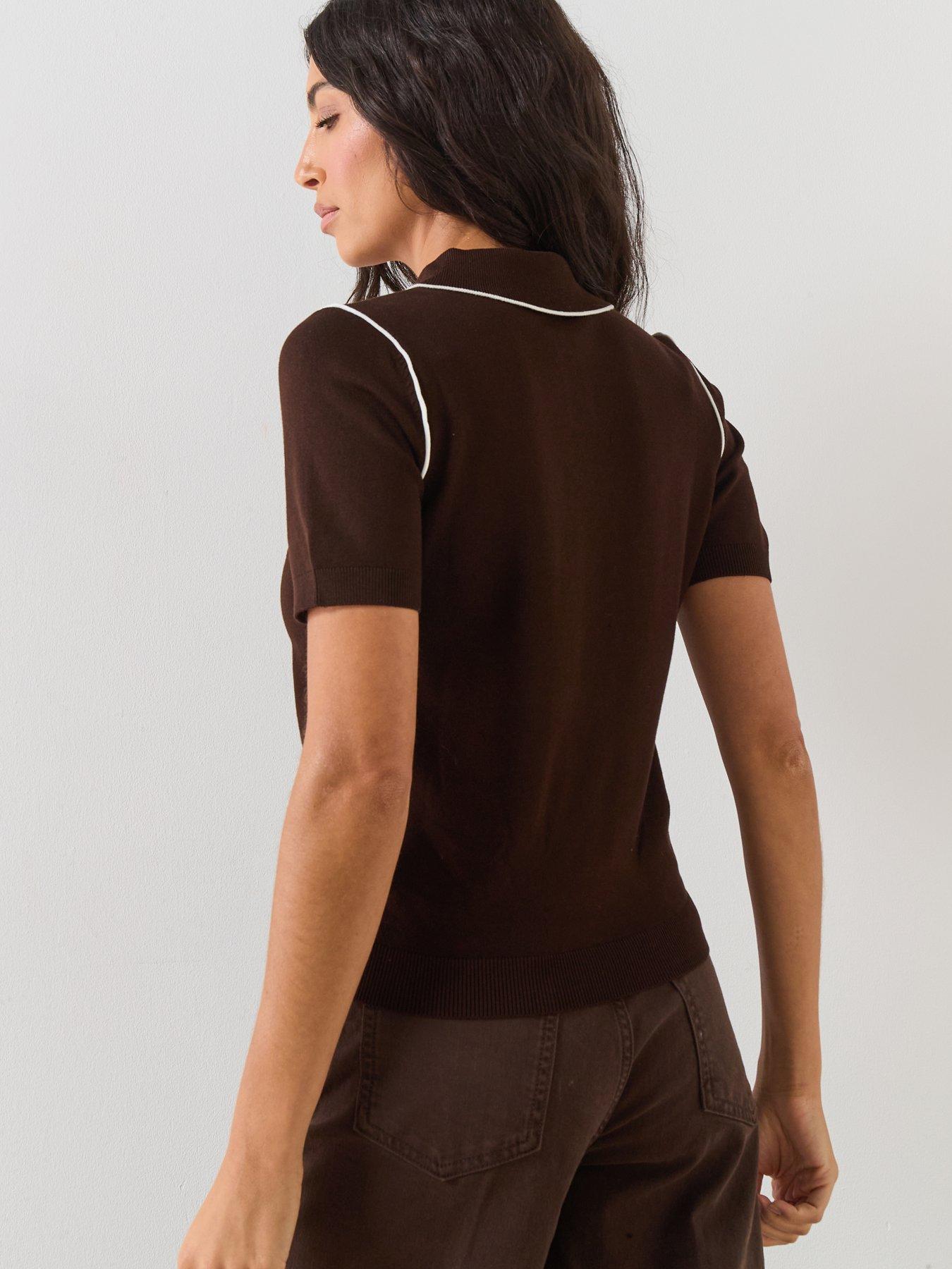 mango-contrasting-stripe-jumper-browndetail