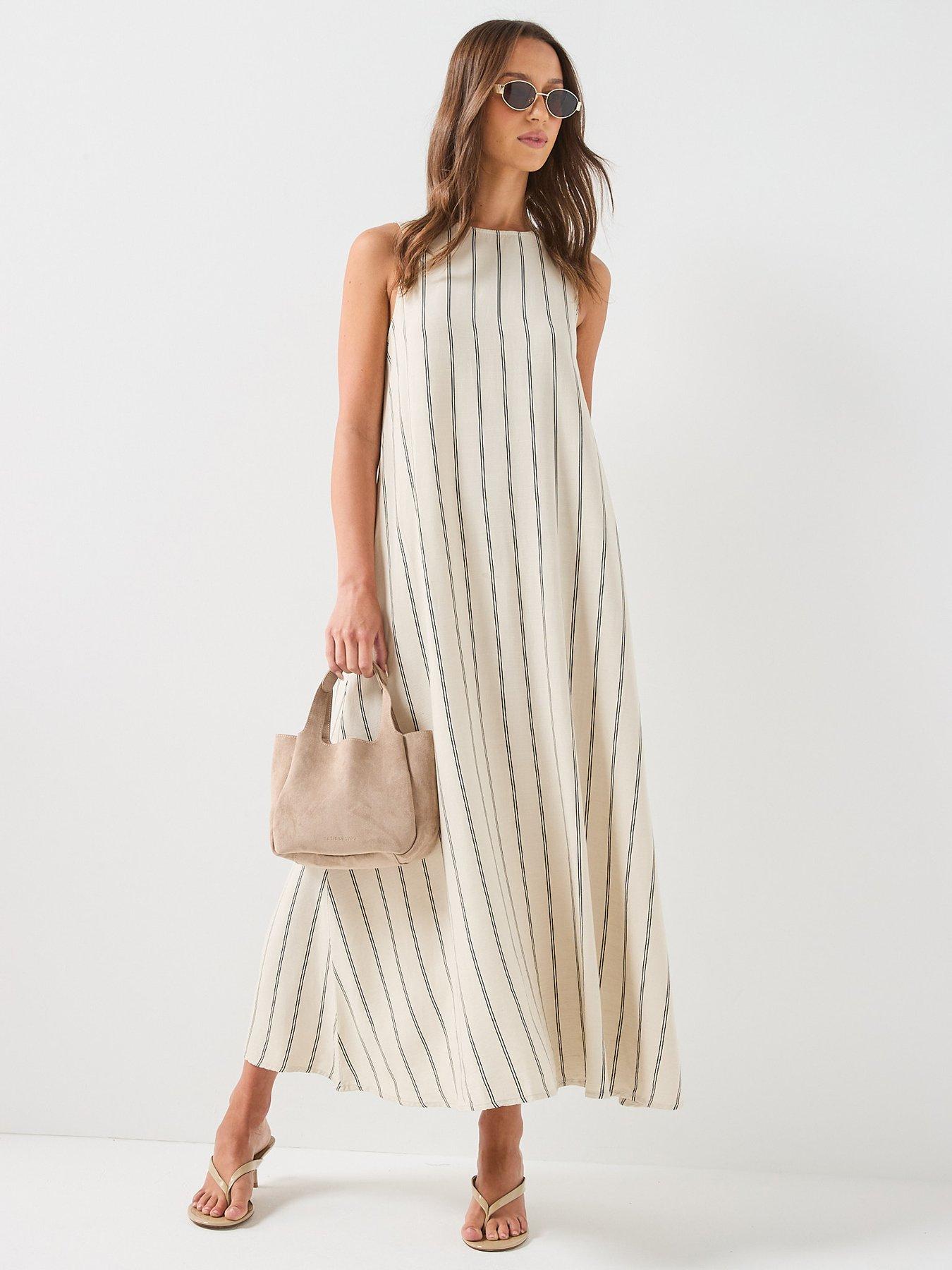 JDY Jdycaya Linen S/l Long Dress Wvn Dia