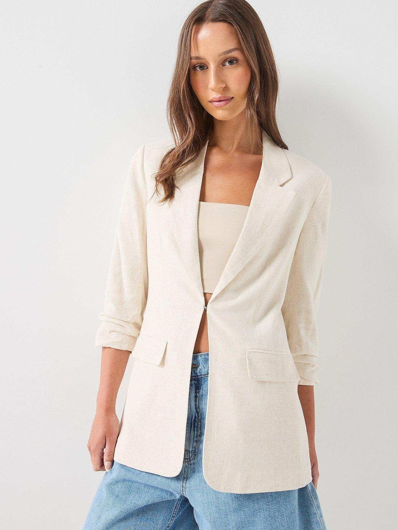 Image 1 of 6 of Vero Moda Vmsisse 3/4 Sl Slim Blazer