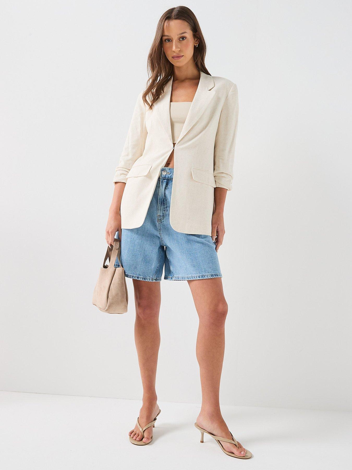 Image 4 of 6 of Vero Moda Vmsisse 3/4 Sl Slim Blazer
