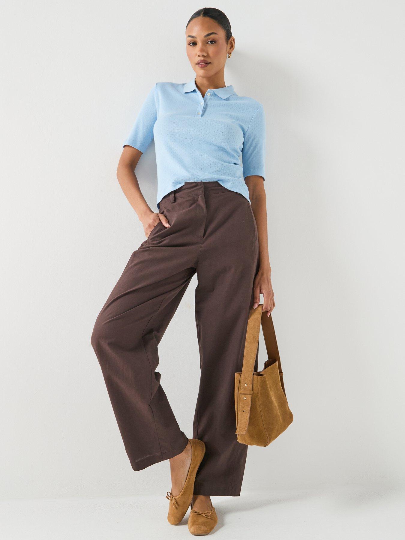 Image 3 of 5 of Vero Moda Vmselma Hw Barrel Pants Wvn Noos