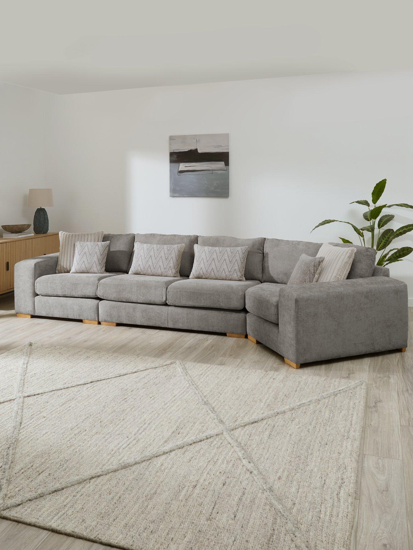 The Very Collection Broadgate Large Right Hand Cozy Modular Sofa - Made to Order in the UK