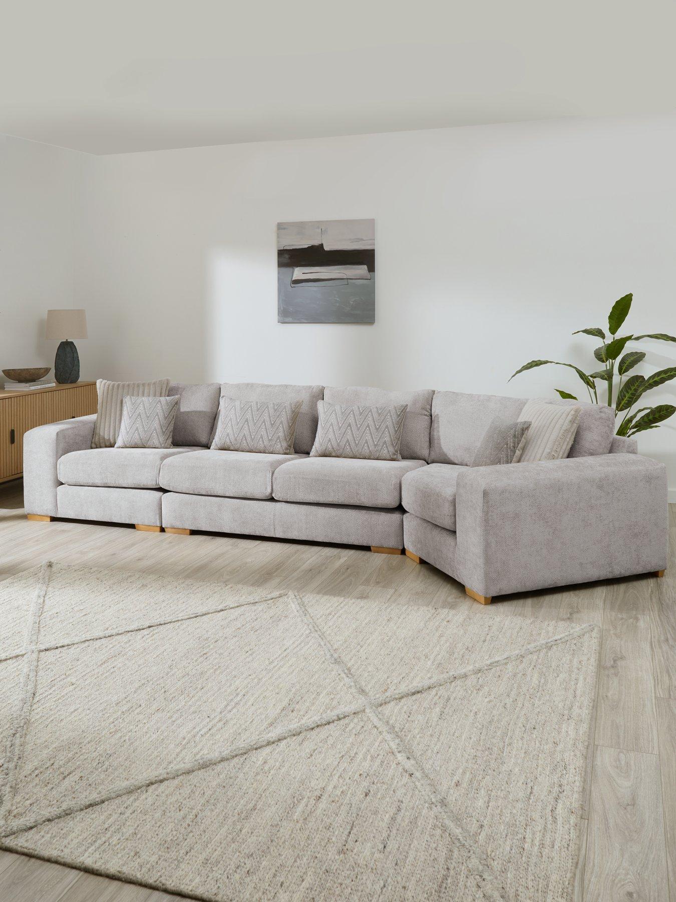The Very Collection Broadgate Large Right Hand Cozy Modular Sofa - Made to Order in the UK