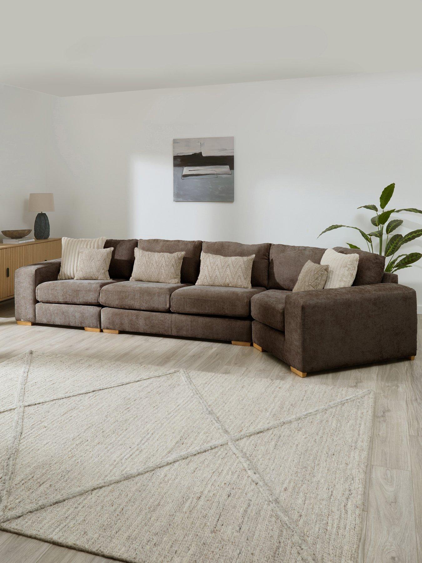 The Very Collection Broadgate Large Right Hand Cozy Modular Sofa - Made to Order in the UK