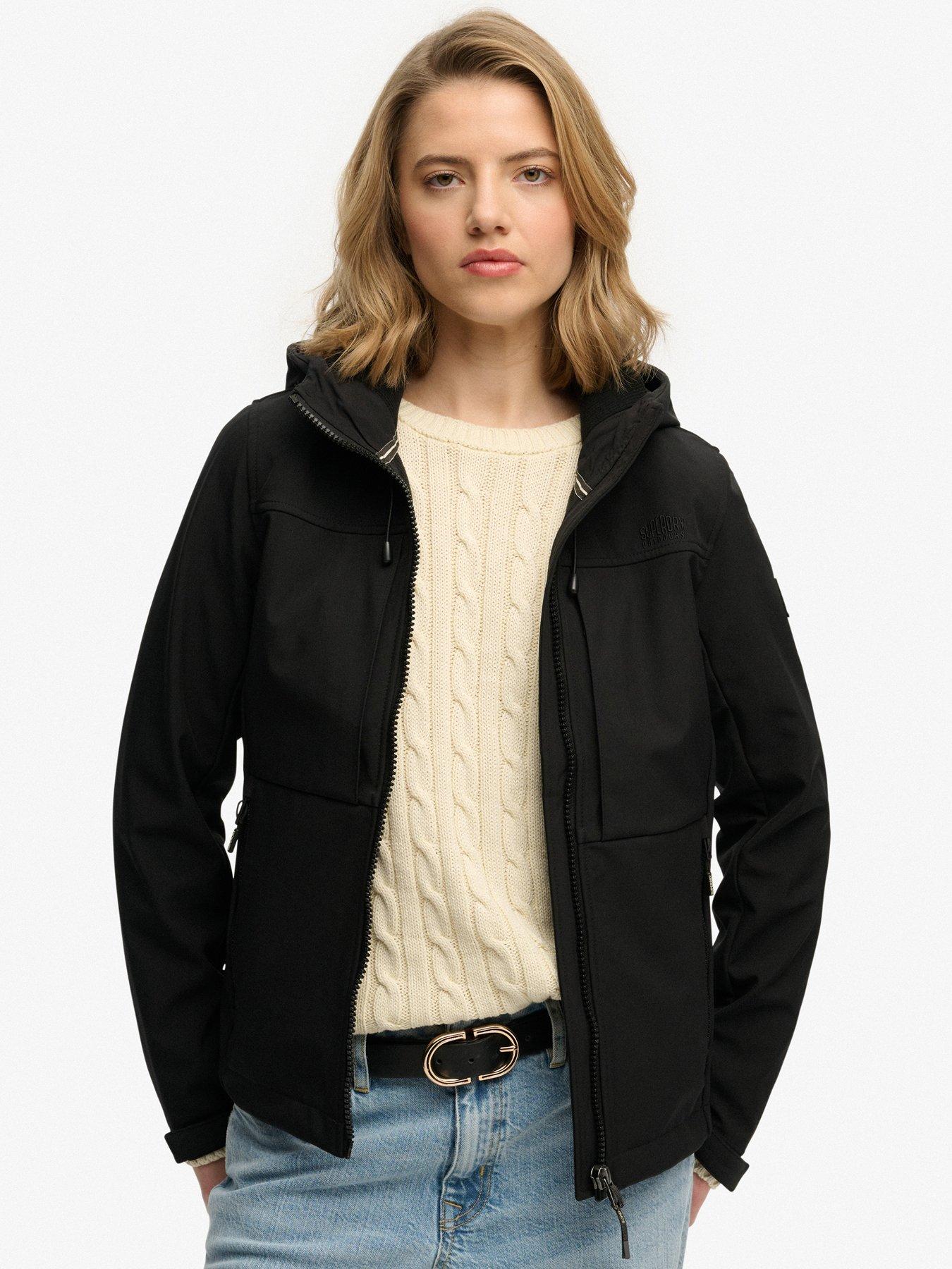 superdry-hooded-classic-trekker-jacket-blackfront