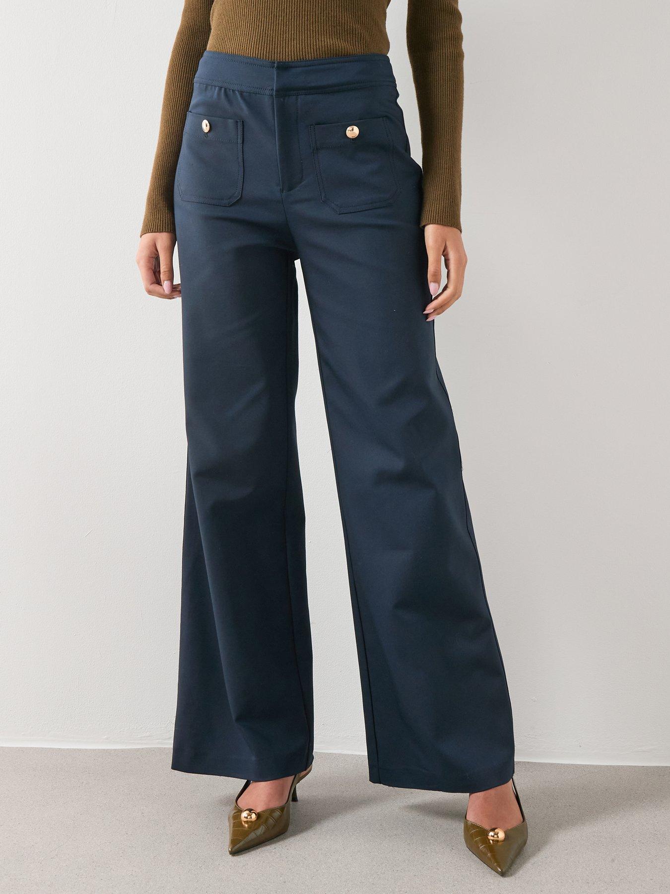 mango-straight-trousers-with-jewel-buttons-navyfront
