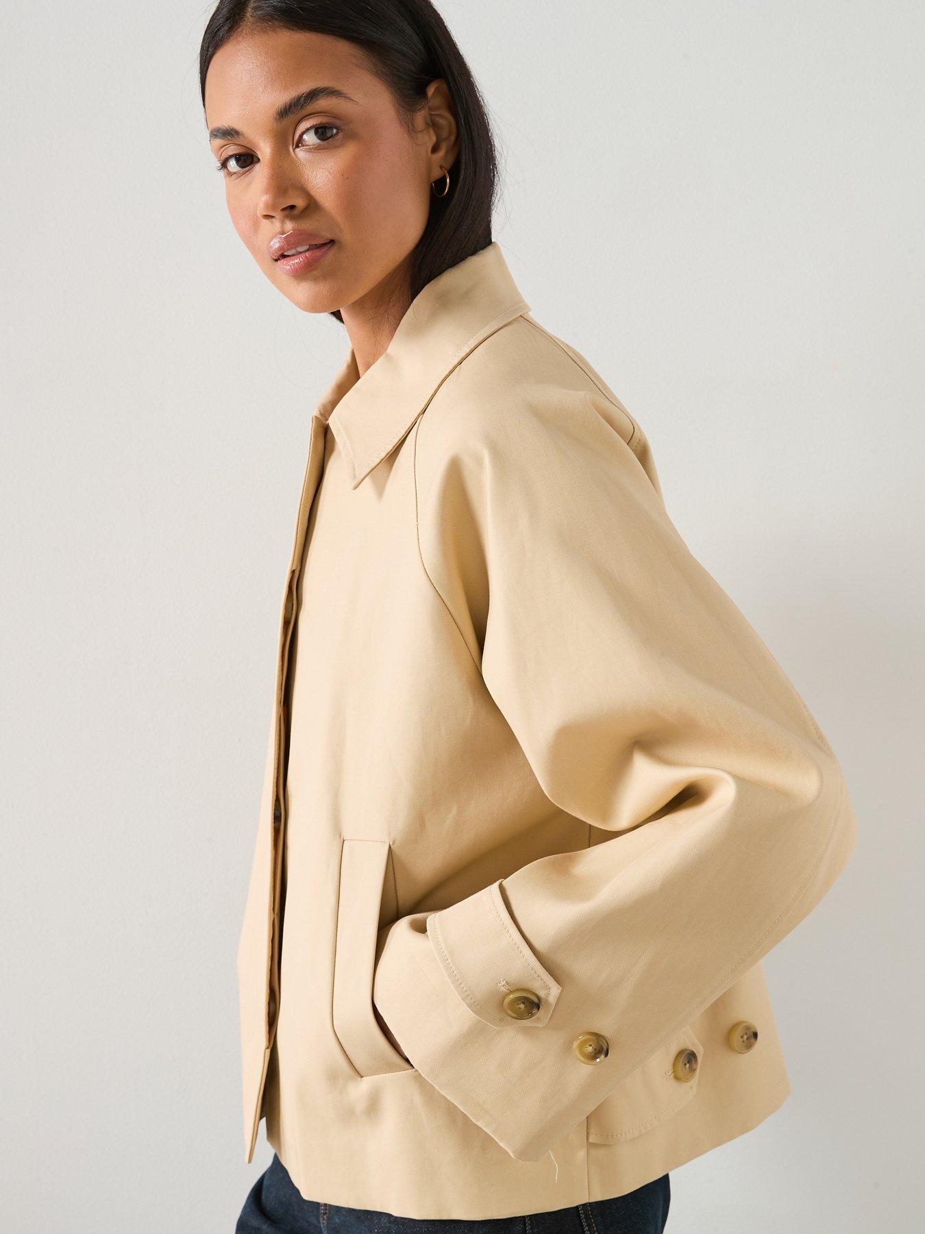 mango-oversized-short-trench-beigedetail