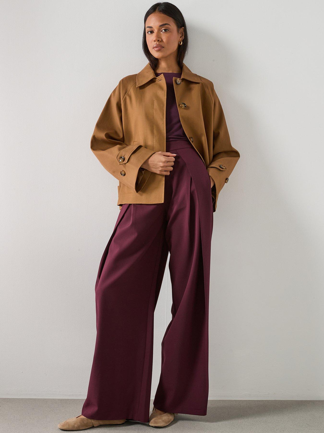 mango-oversized-short-trench-jacket--brownback