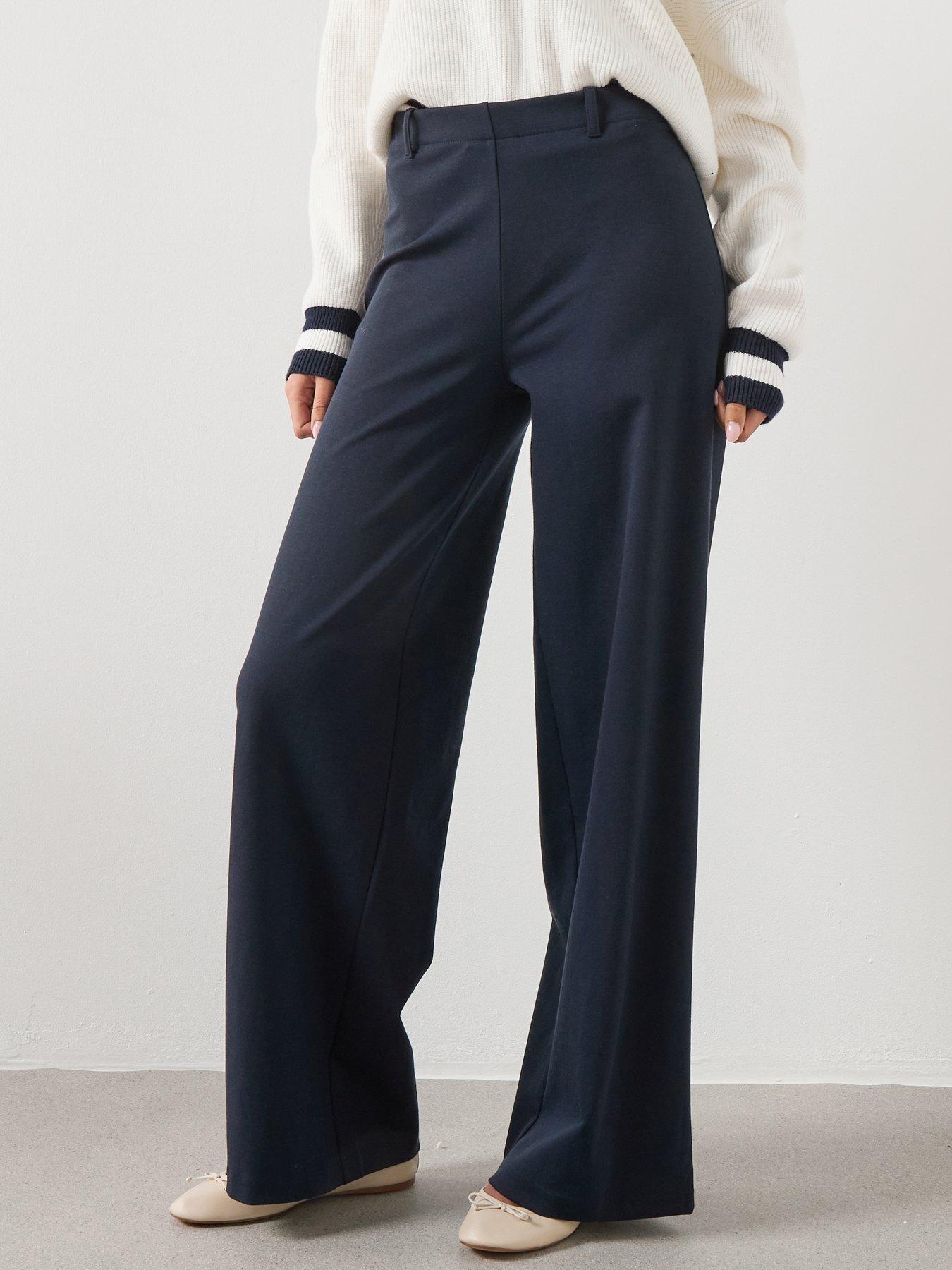 Image 1 of 4 of Mango Trousers Cynthia - Blue
