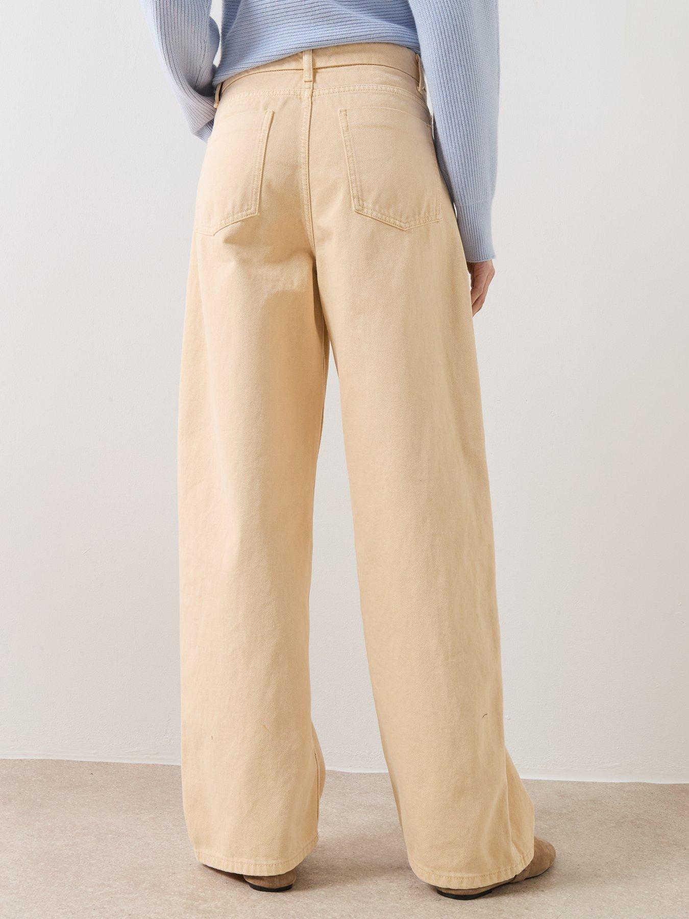 Image 2 of 6 of Mango Mid-rise Balloon Jeans - Vanilla