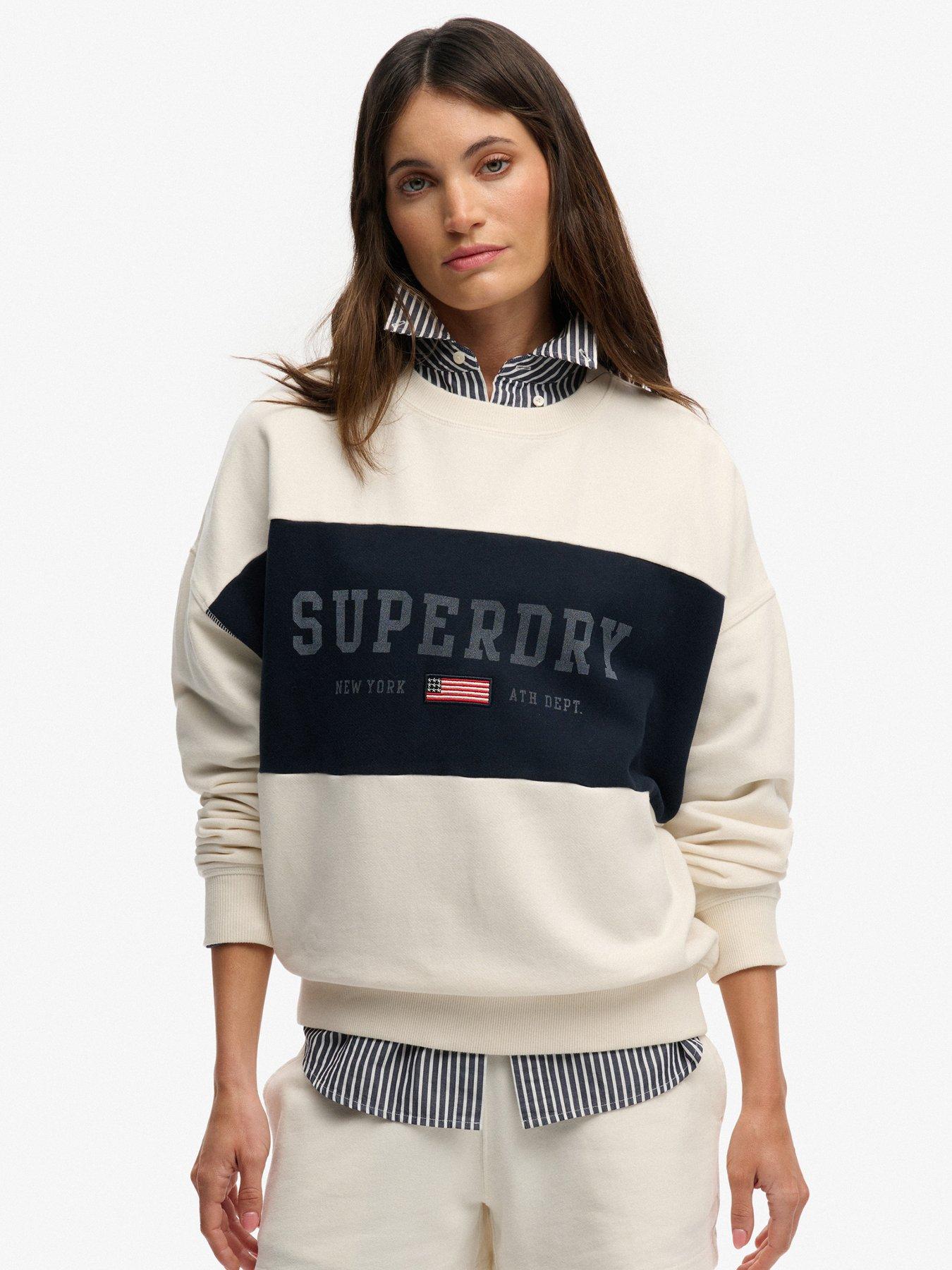 superdry-athletic-essentials-flag-embroidered-relaxed-sweatshirt-whitefront