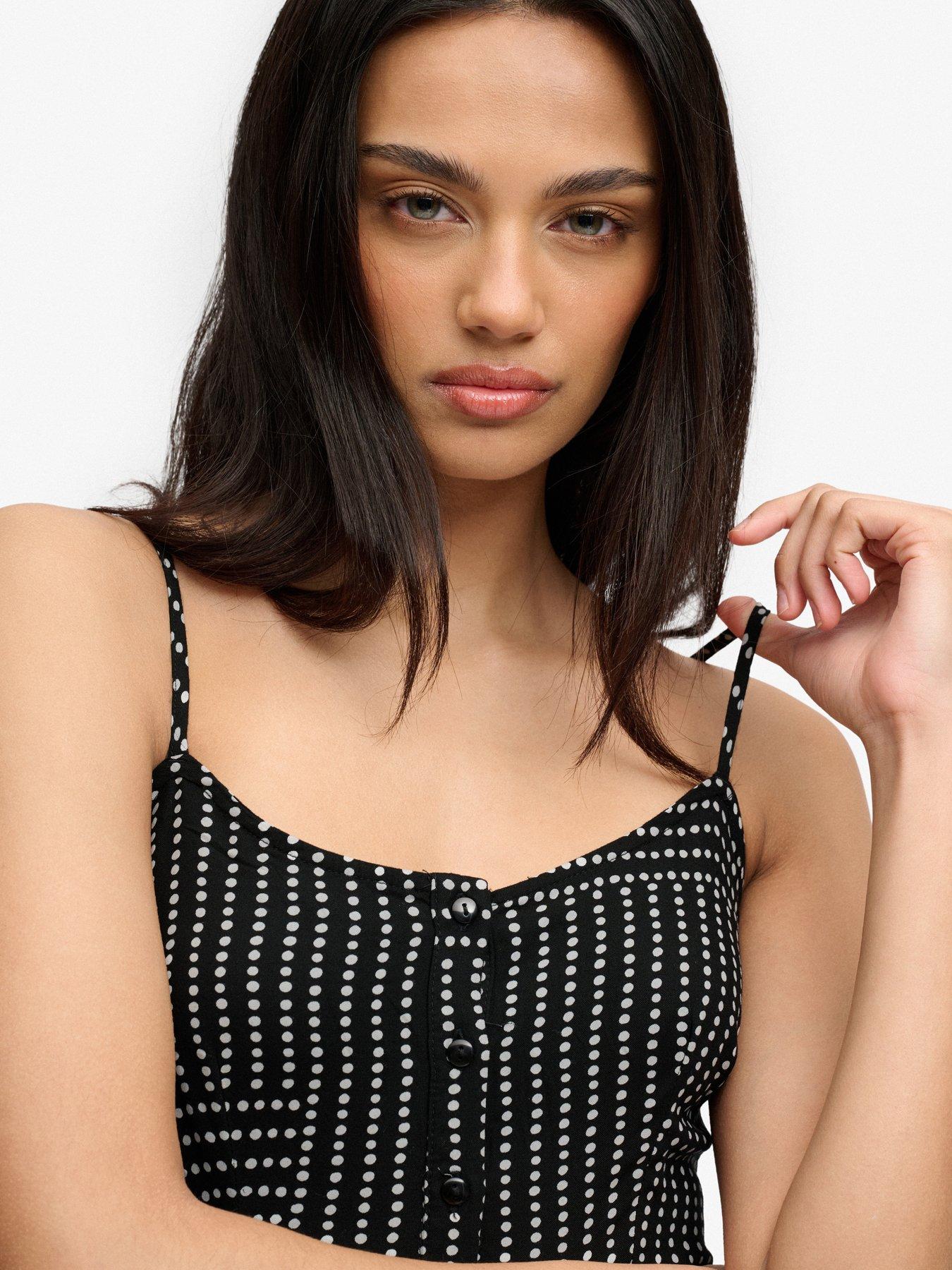 Image 4 of 6 of Superdry Print Btn Down Cami Midi Dress