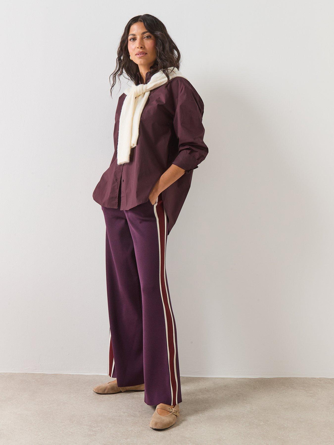 mango-knitted-trousers-with-contrasting-stripe-burgundyback