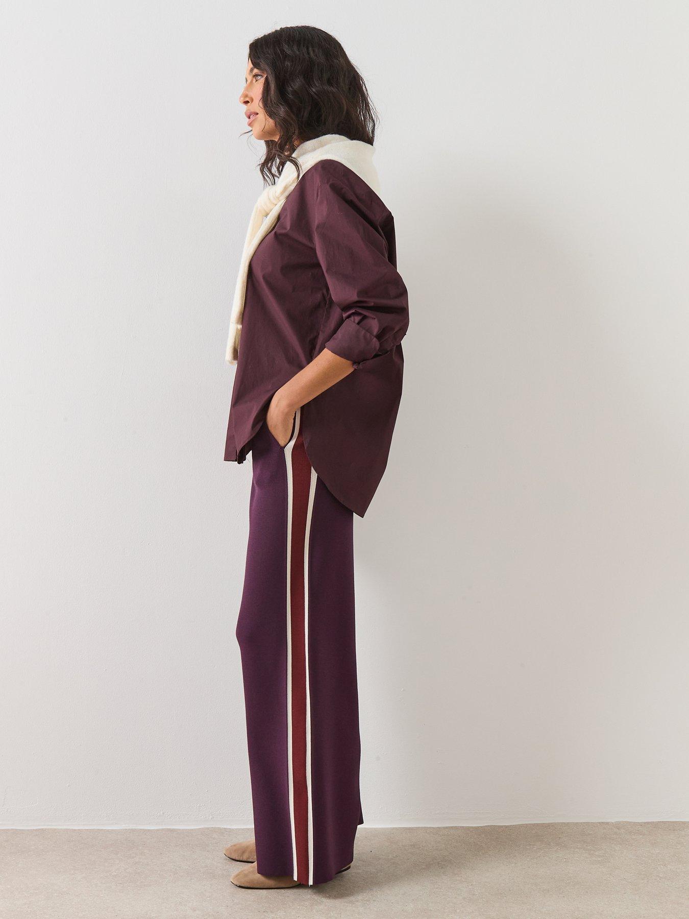mango-knitted-trousers-with-contrasting-stripe-burgundydetail