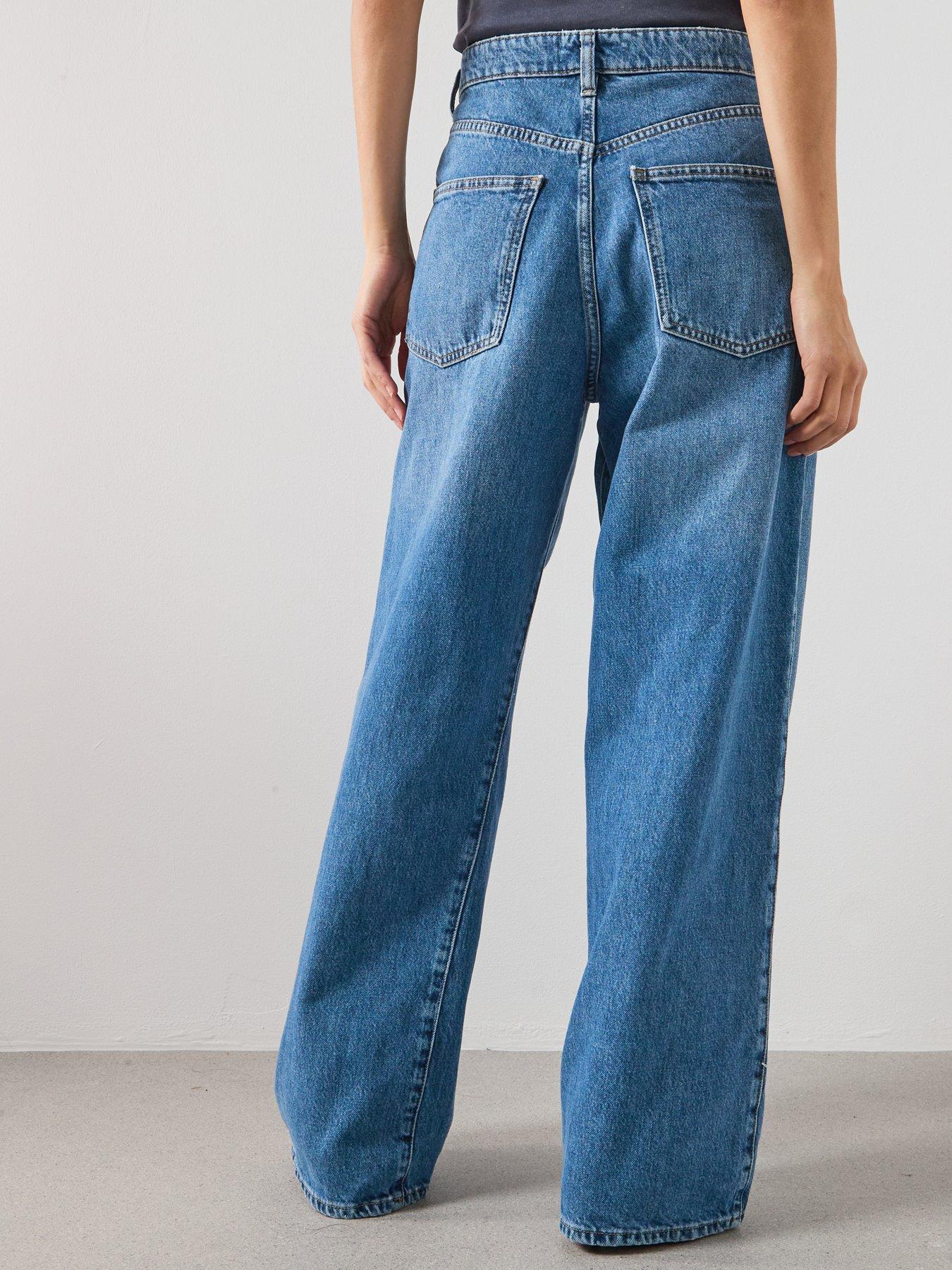 Image 2 of 6 of Mango Mid-rise Balloon Jeans - Blue