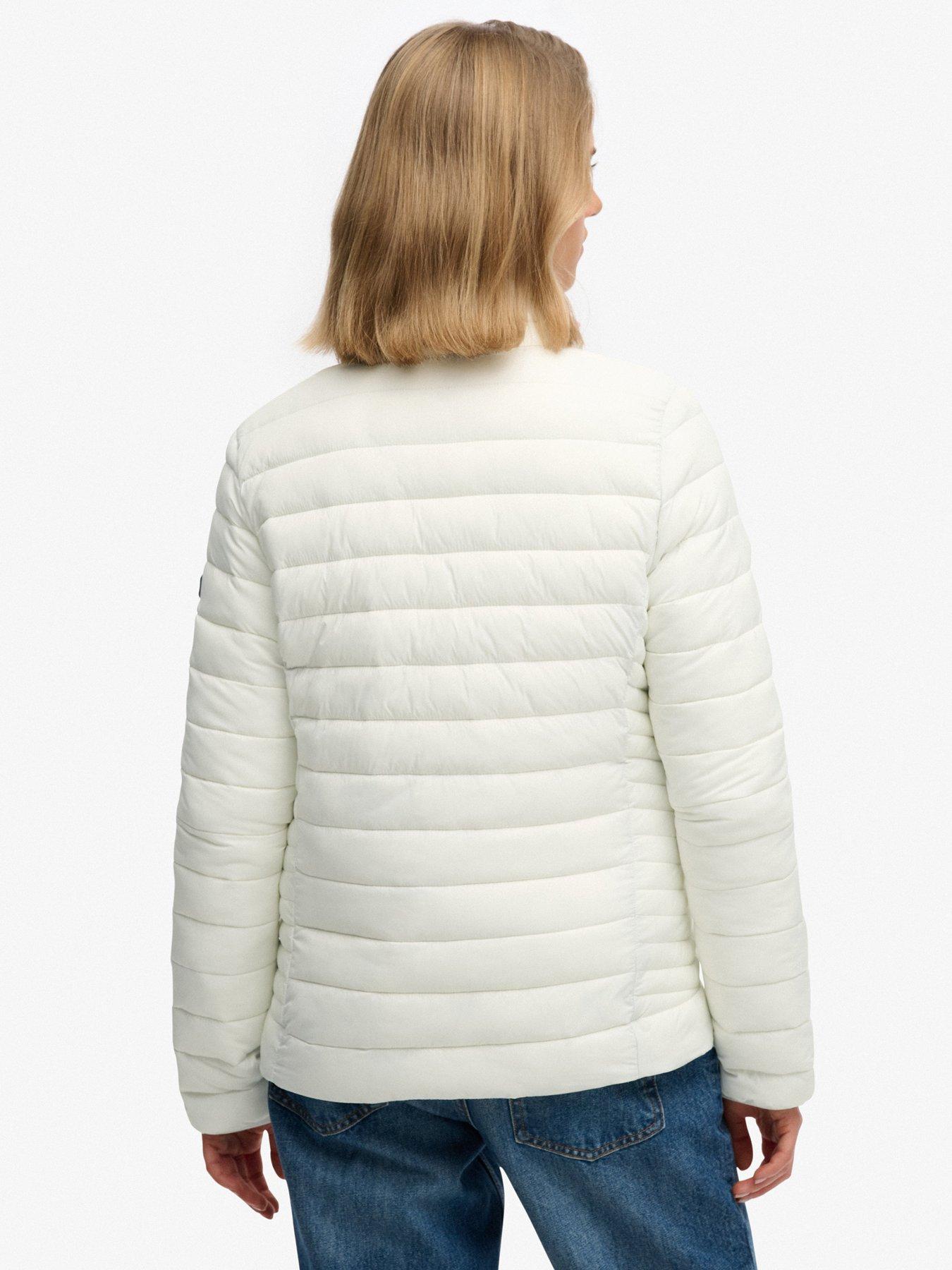 Image 2 of 7 of Superdry Fuji Lite Padded Jacket - White