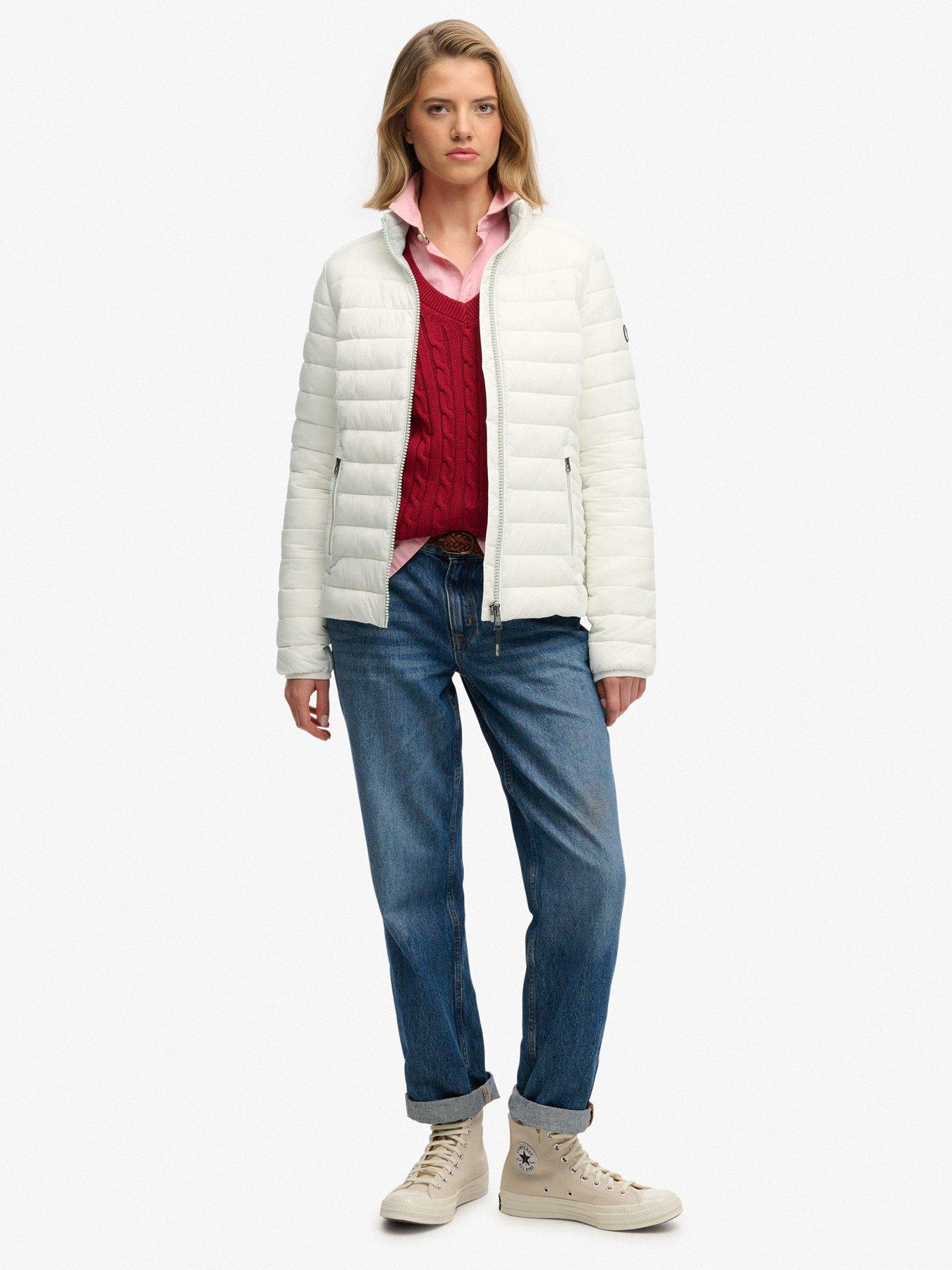 Image 3 of 7 of Superdry Fuji Lite Padded Jacket - White