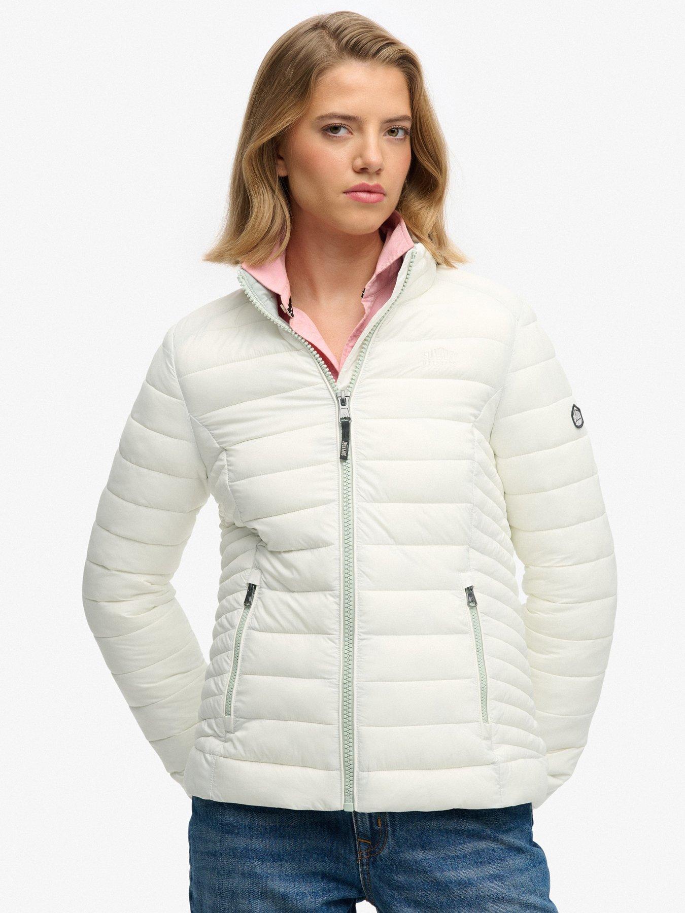 Image 5 of 7 of Superdry Fuji Lite Padded Jacket - White