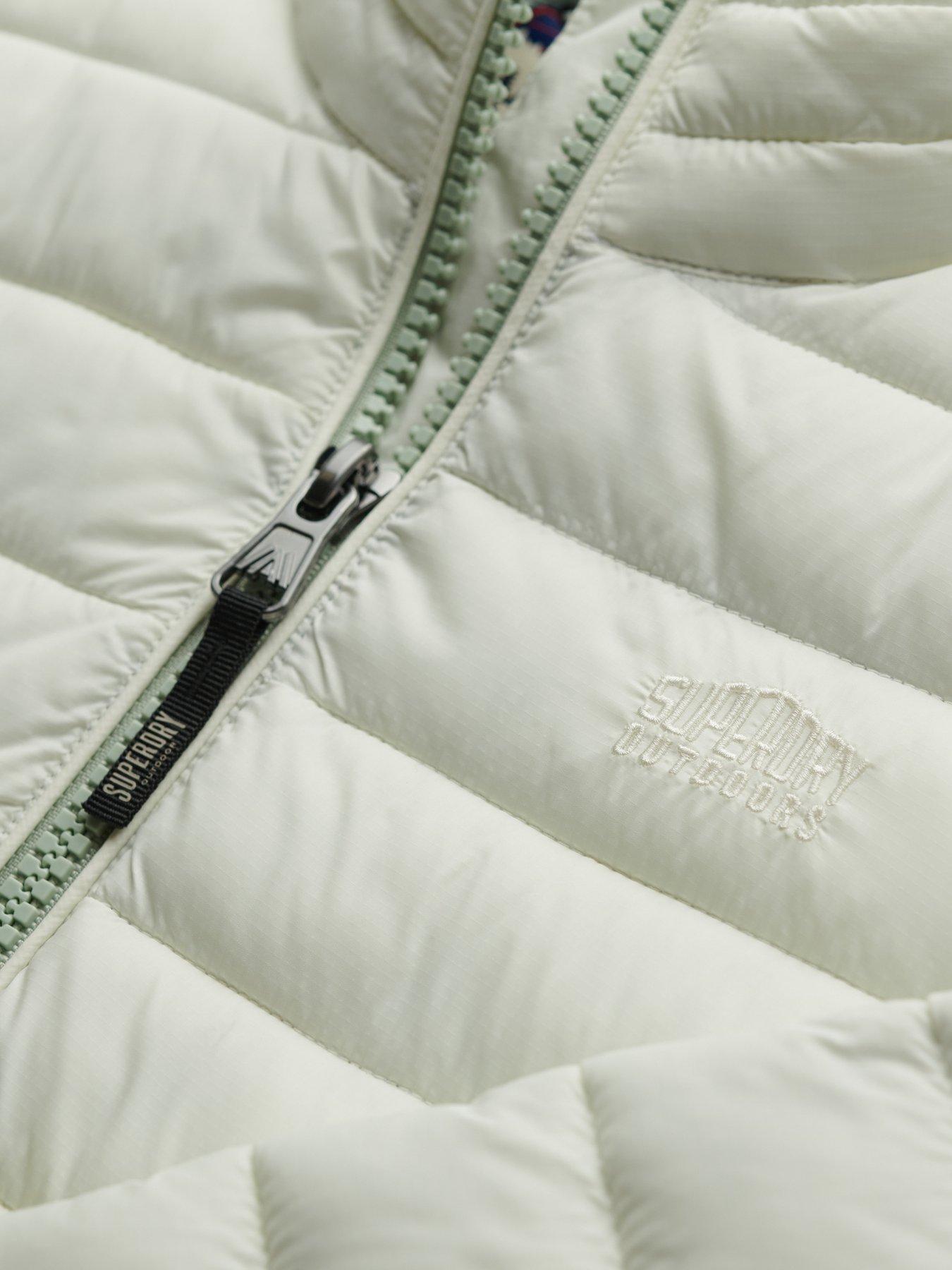 Image 7 of 7 of Superdry Fuji Lite Padded Jacket - White