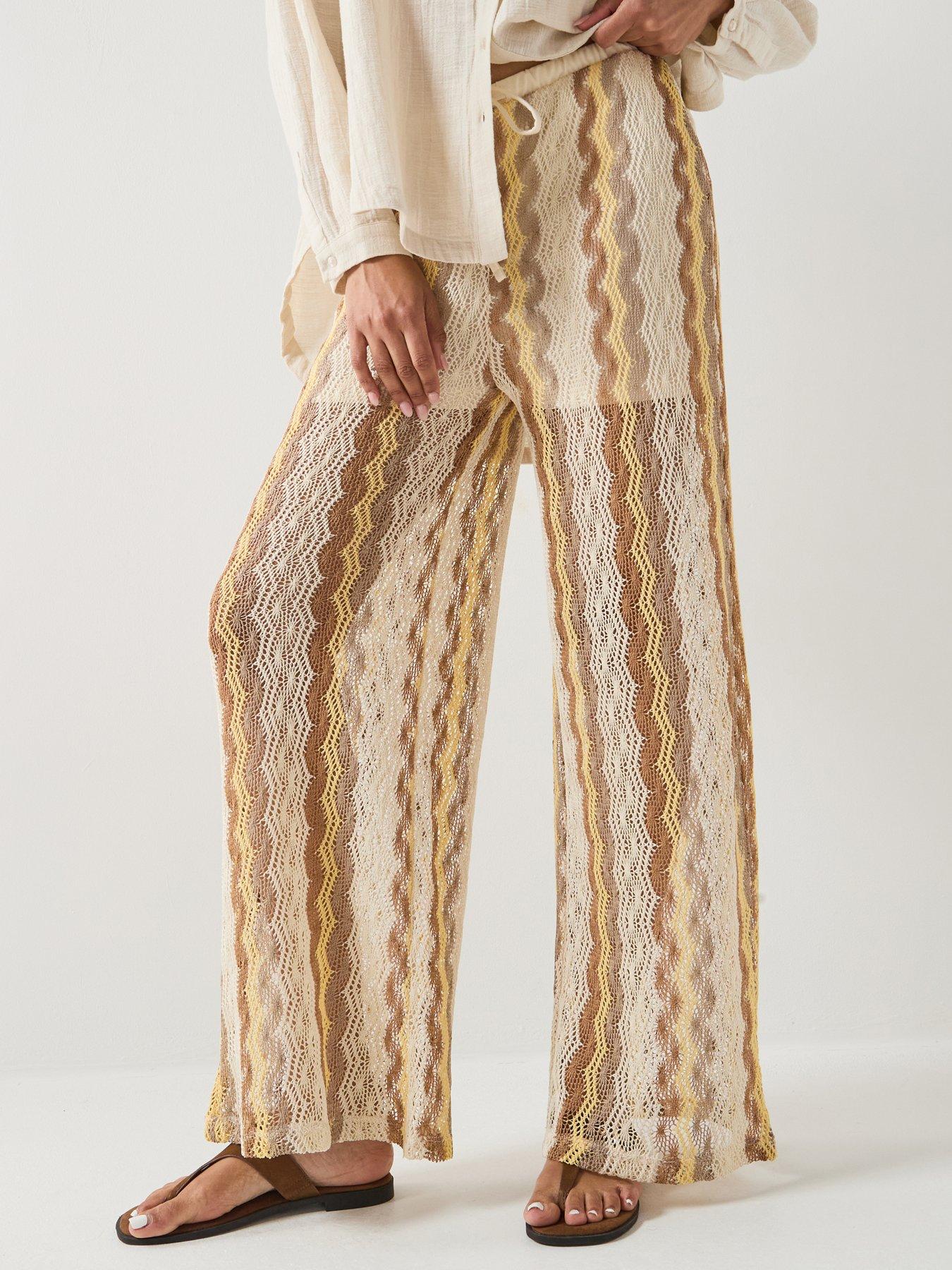 Vero Moda Vmteresa Hw Wide Leg Pants Jrs Ga - Grey