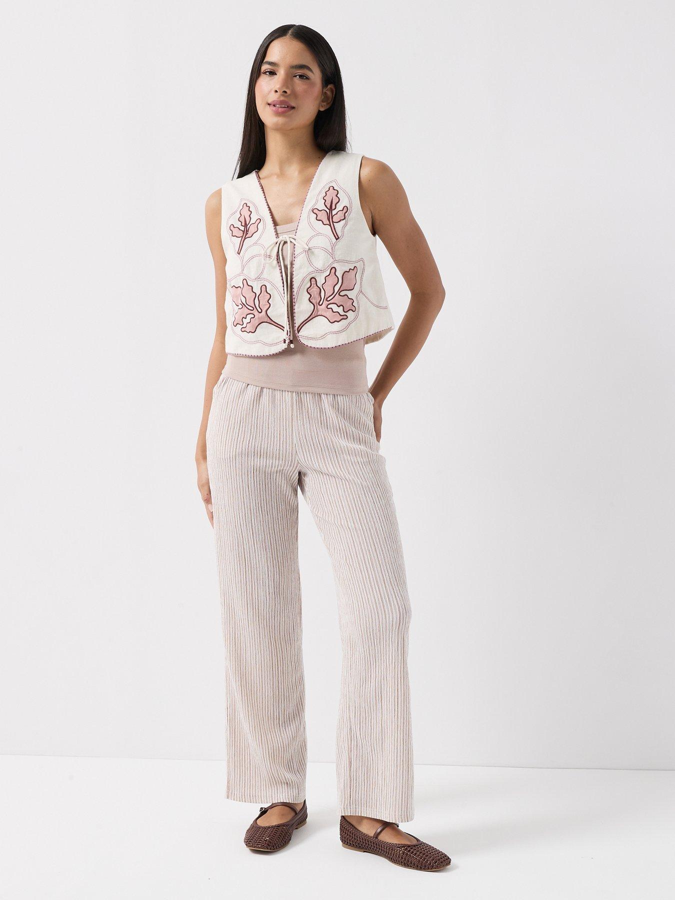 Image 5 of 6 of Vero Moda Jamila Embroidered Waistcoat