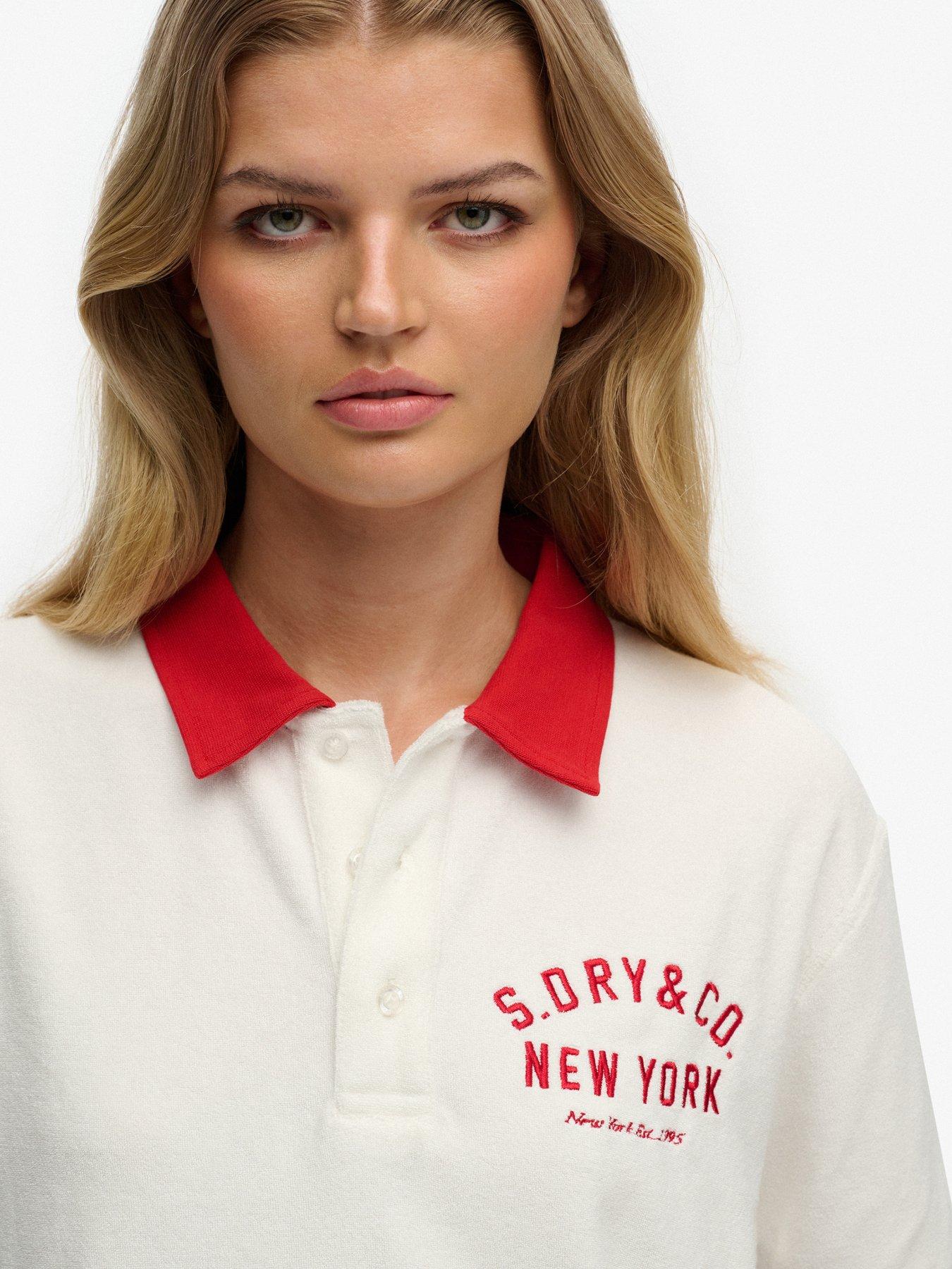 superdry-heritage-terry-polo-top-creamoutfit