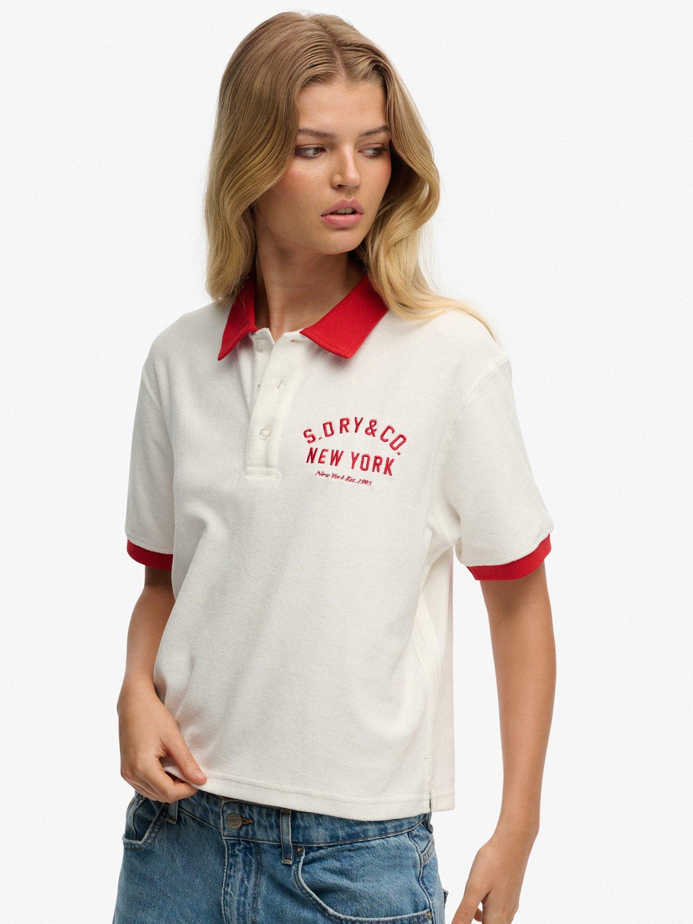 superdry-heritage-terry-polo-top-creamdetail