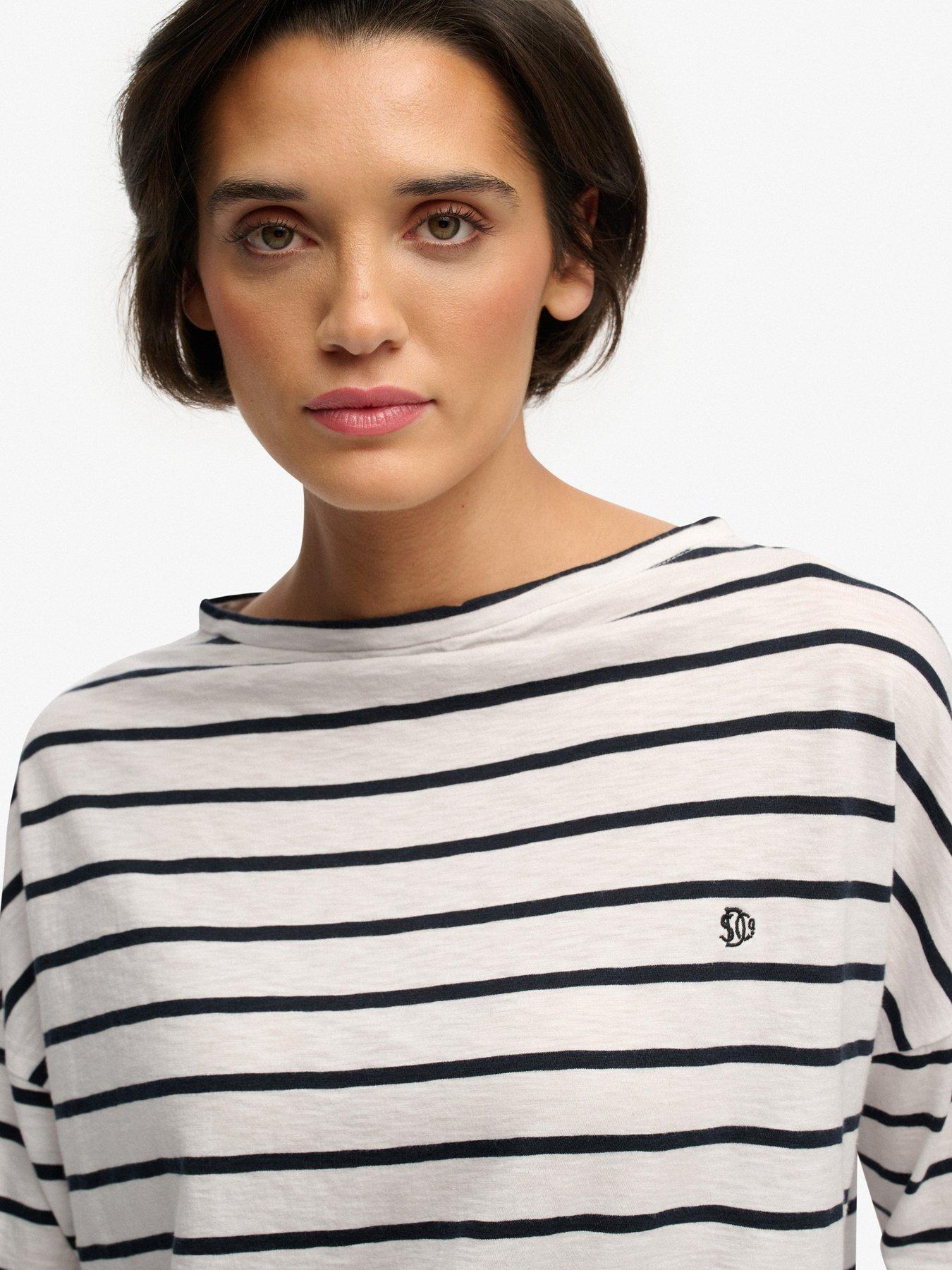 superdry-studios-boat-neck-slub-long-sleeve-top-blue-stripeoutfit