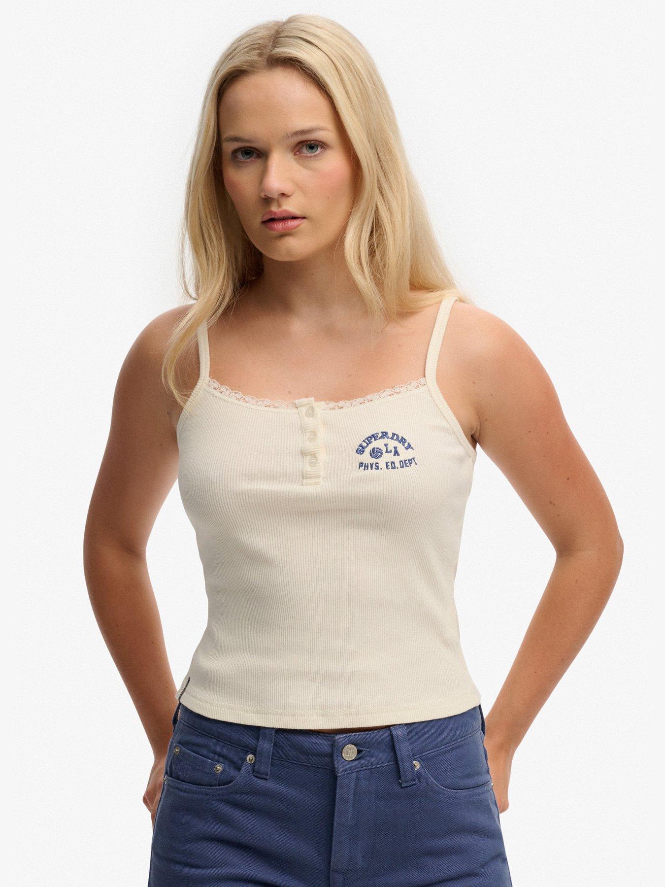 superdry-athletic-embroider-button-cami-top-whitefront