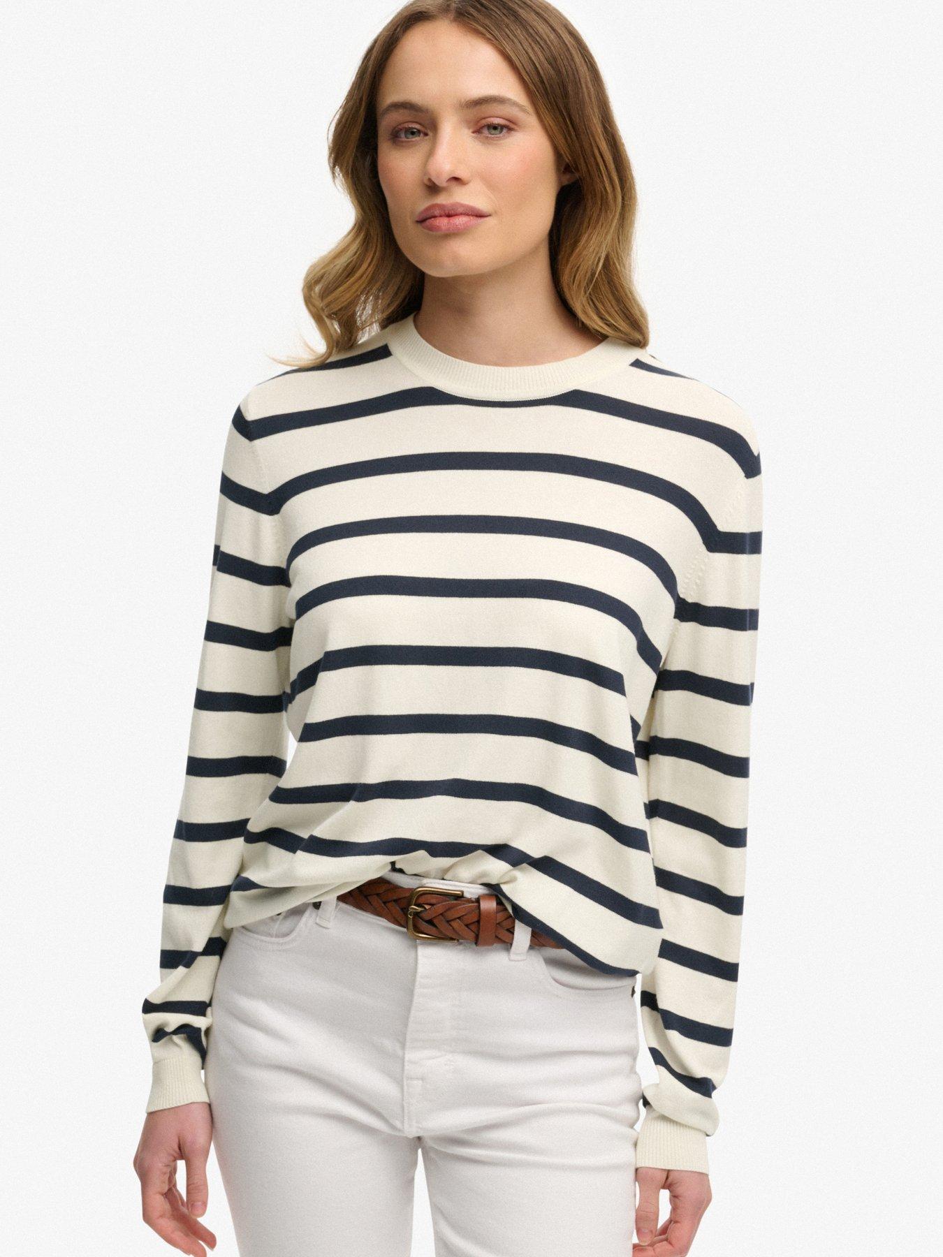 superdry-lightweight-essential-jumper-creamfront