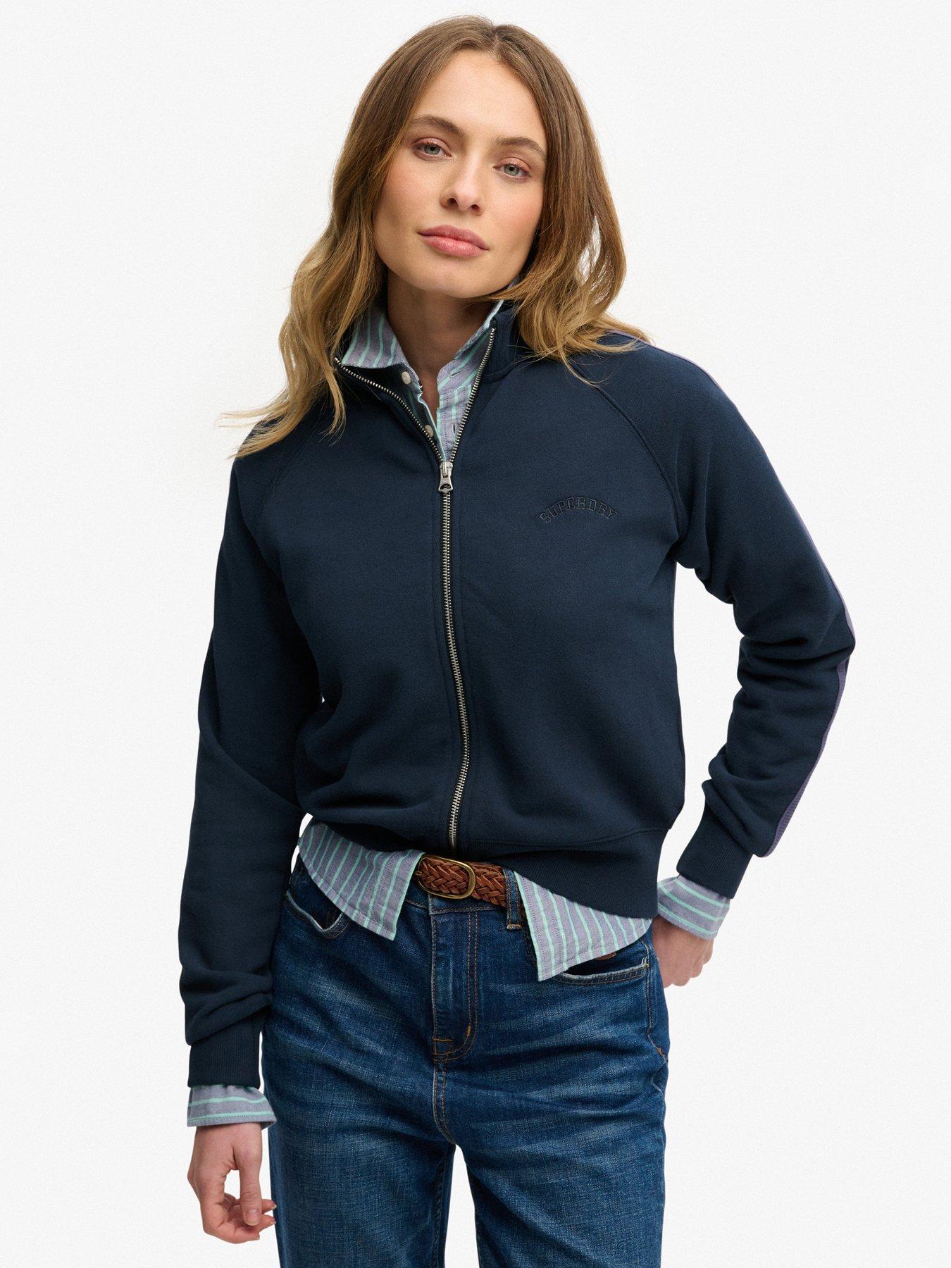 Image 1 of 6 of Superdry Essential Logo Zip Track Top